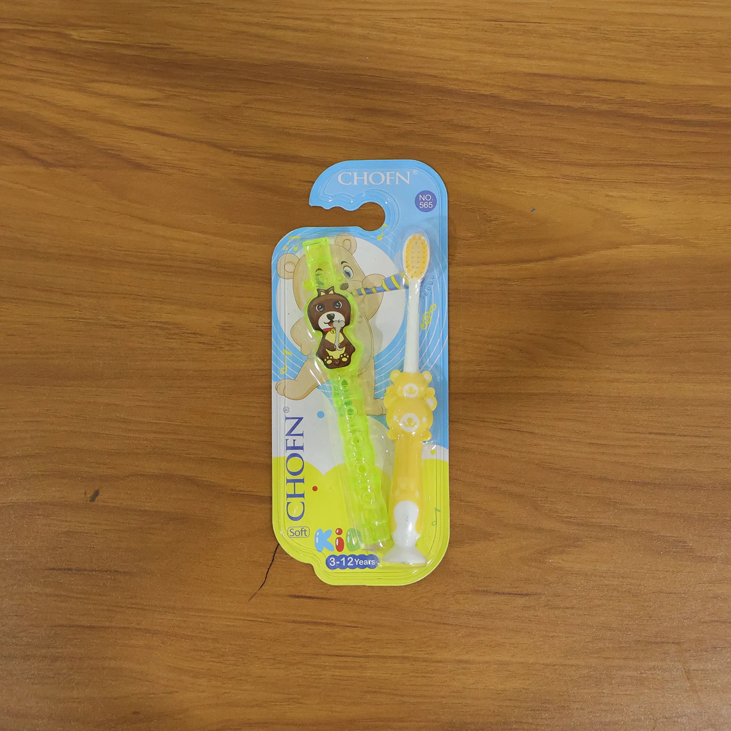 Kids Cartoon Design Toothbrush with Musical Whistle Set (2 Pc Set) - Image 8