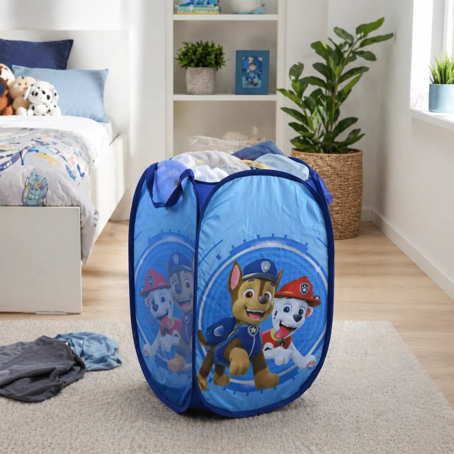 Kids Cartoon Foldable Laundry Basket Toy Storage Hamper (1 Pc, 34x59cm) - Image 3