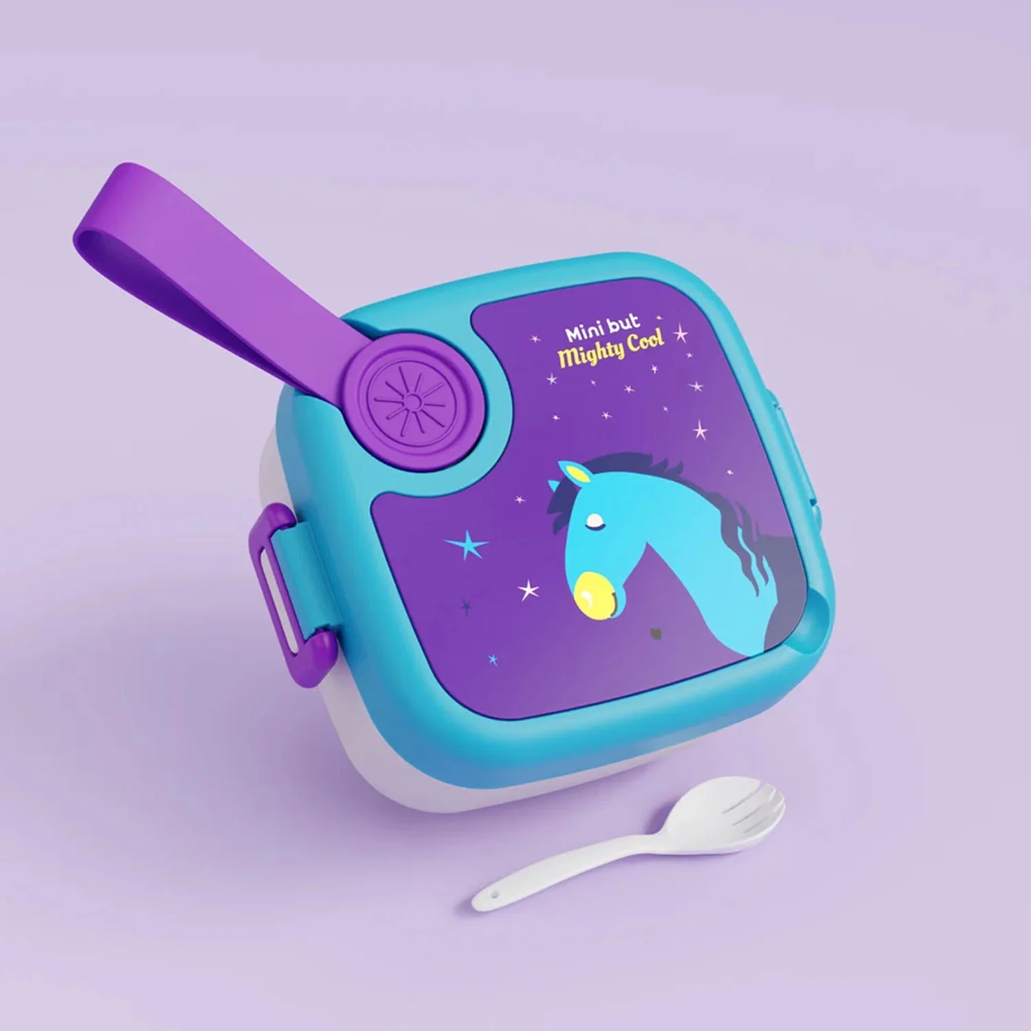 Kids Cartoon Lunch Box - (1 Set) - Image 7