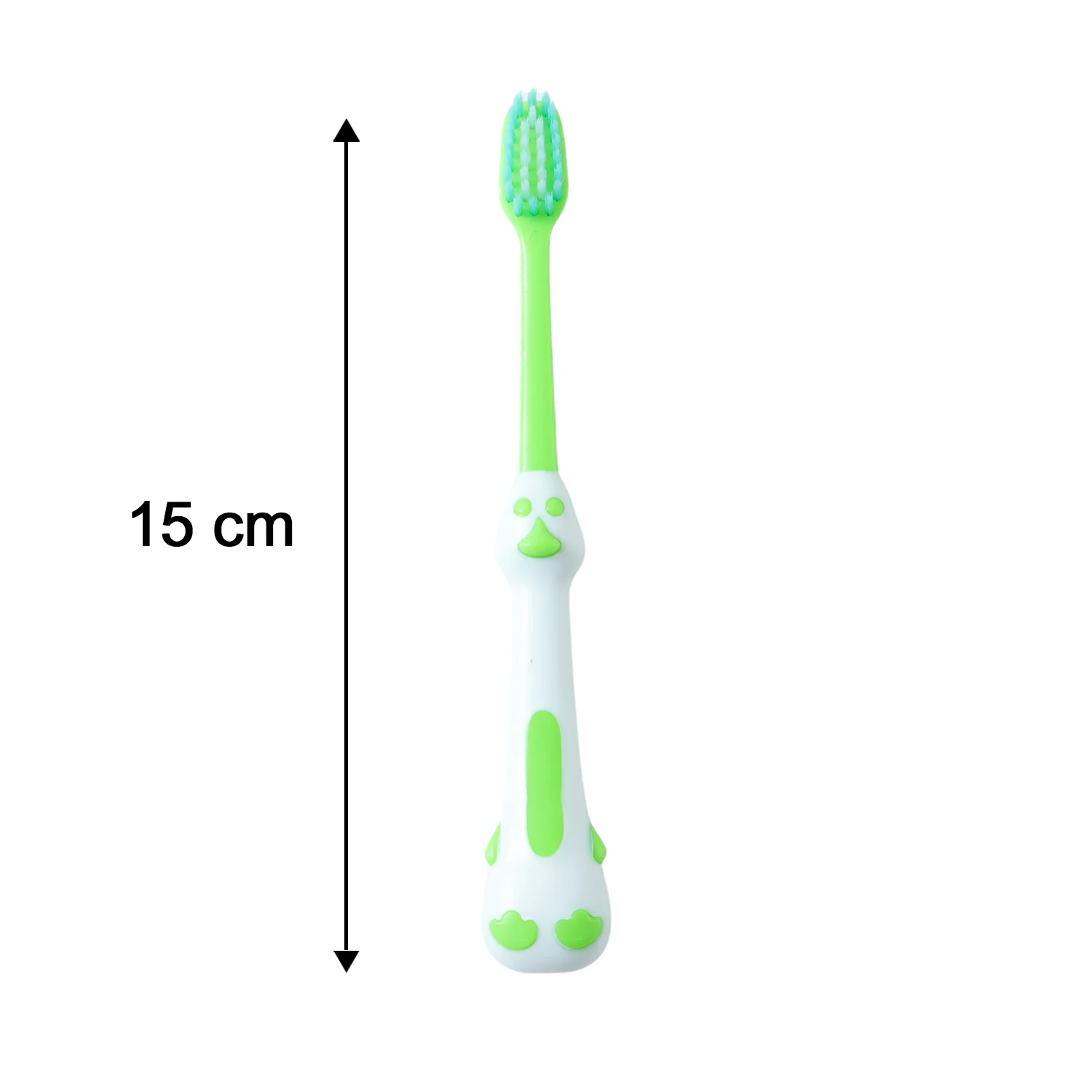 Kids Cartoon Spring Frog Toy With Toothbrush Set (2 Pc Set) - Image 6