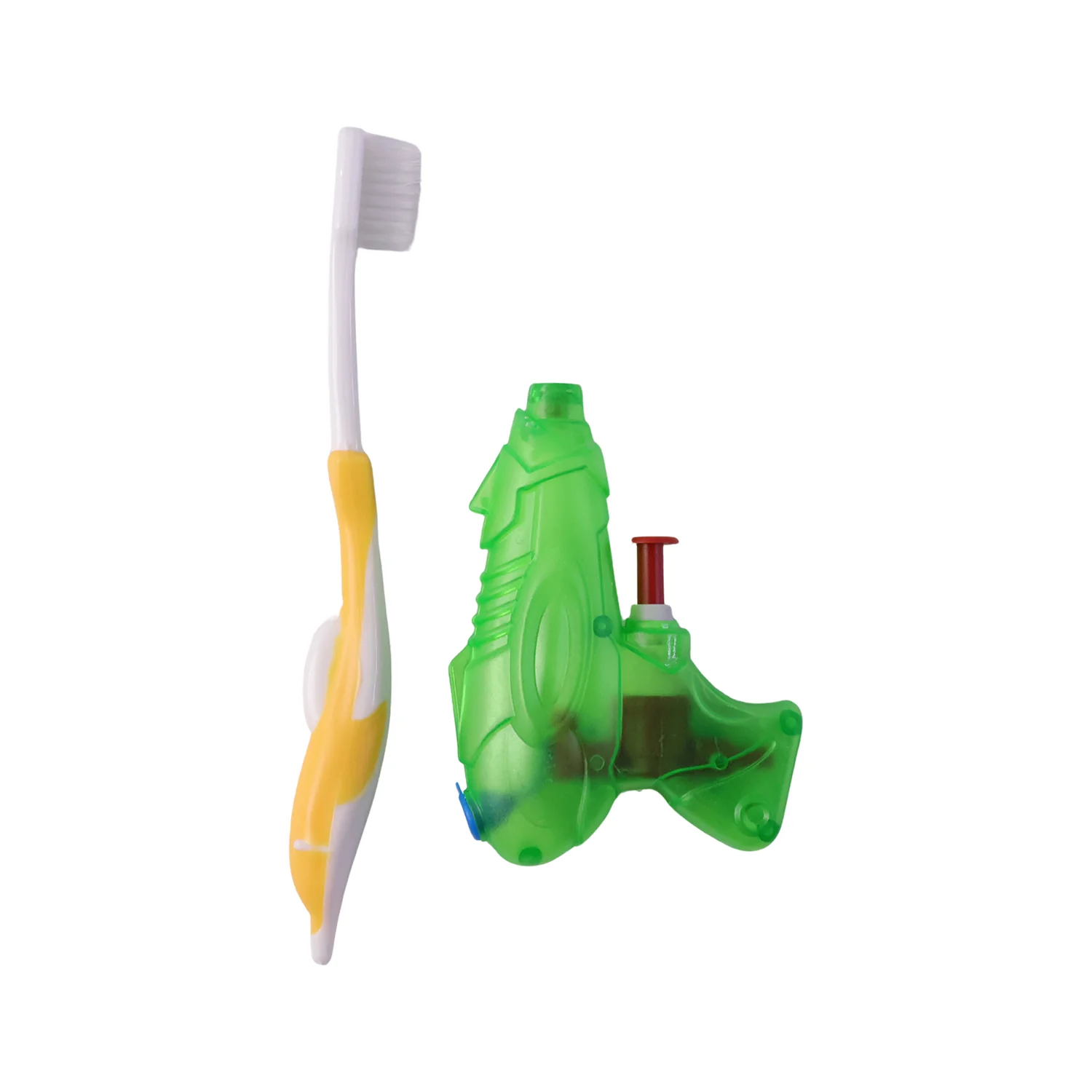 Kids Cartoon Toothbrush with Airplane Toy (2 Pc Set) - Image 4