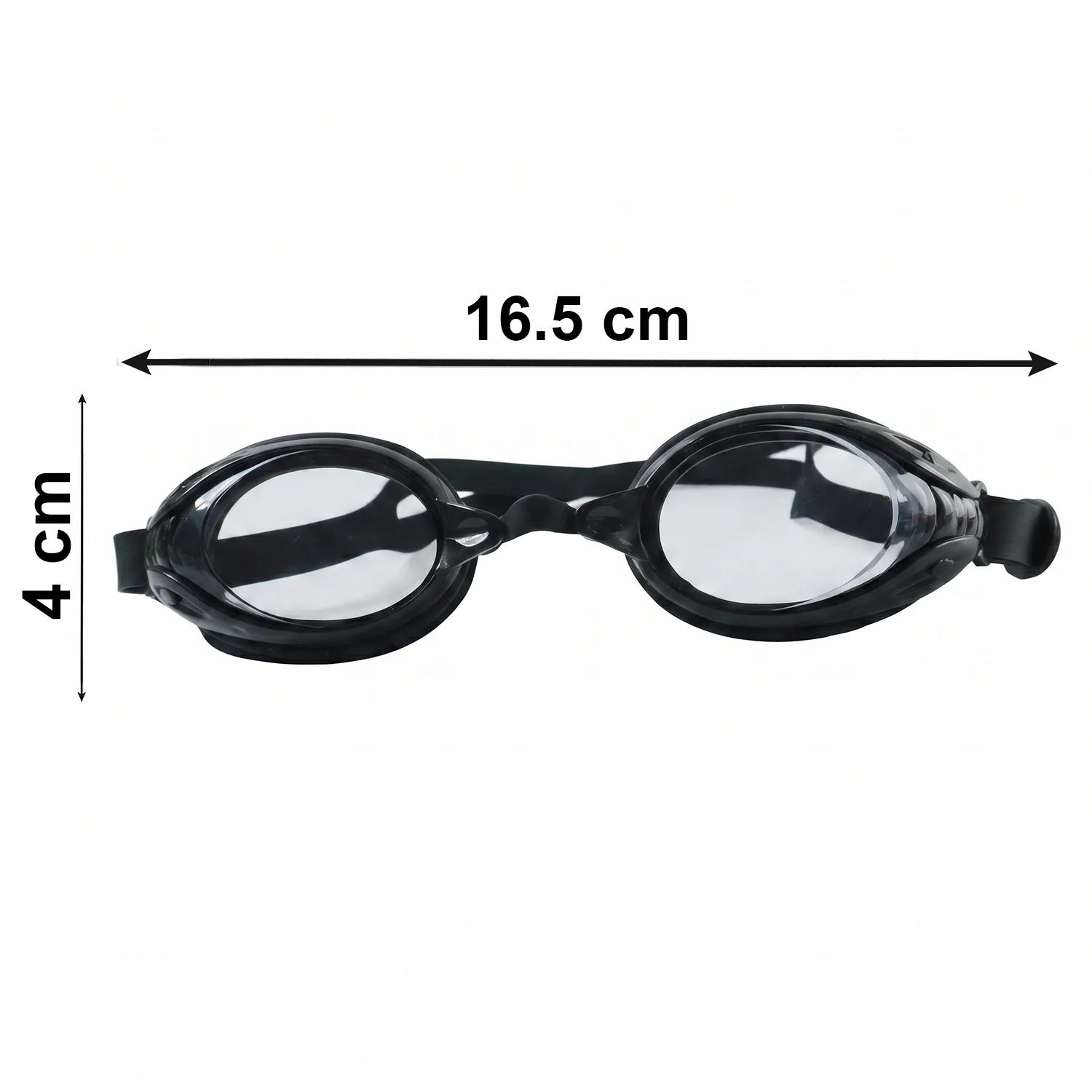 Kids Classic Swimming Goggles with Anti-Leak Design and Adjustable Strap - 1 Pc - Image 6