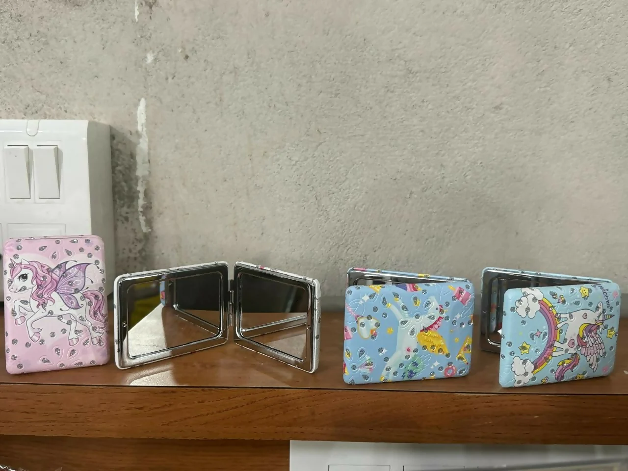 Kids Compact Foldable Pocket Mirror with Cute Cartoon Design - Image 5