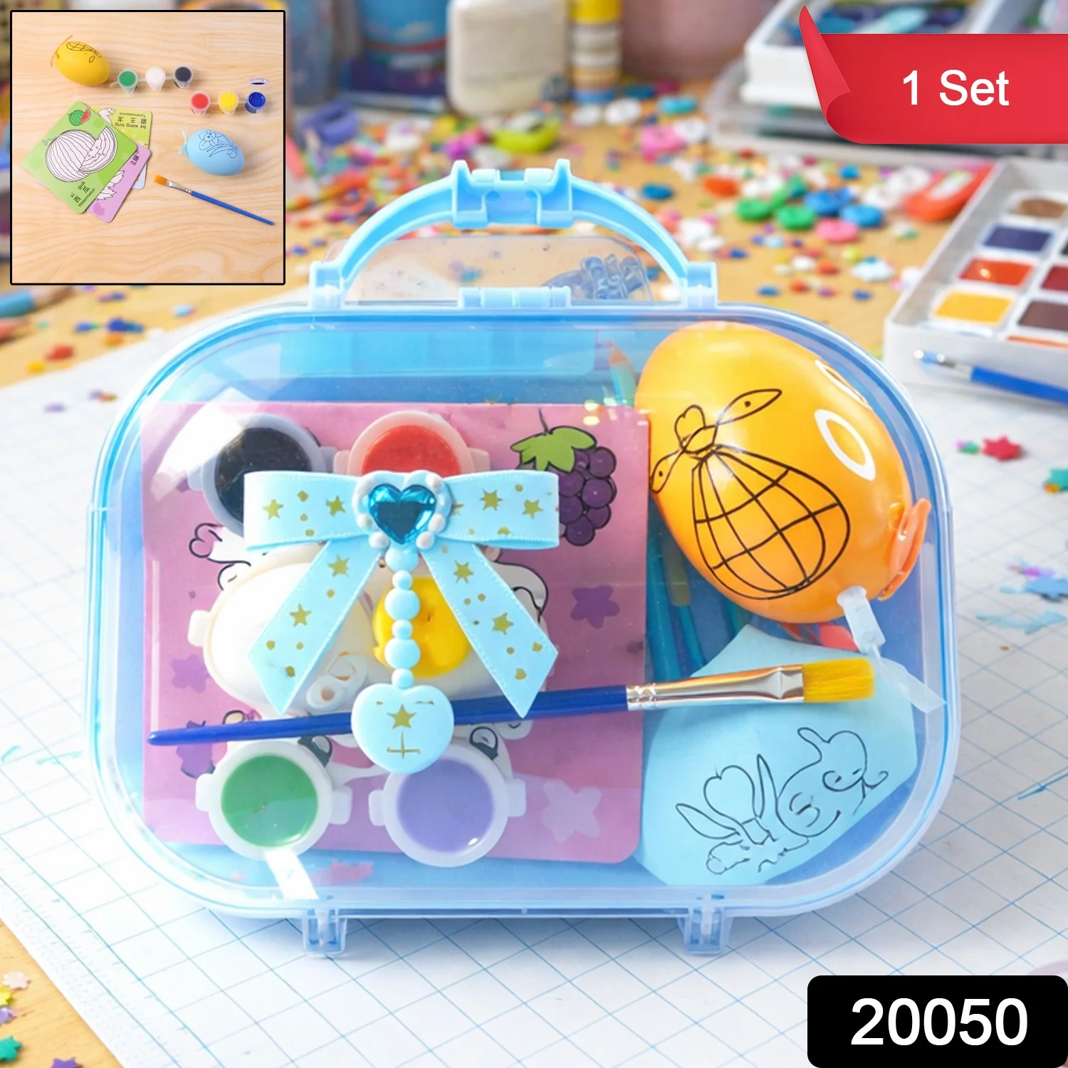 Kids Creative Paint & Learning Activity Kit (1 Set) - Image 2