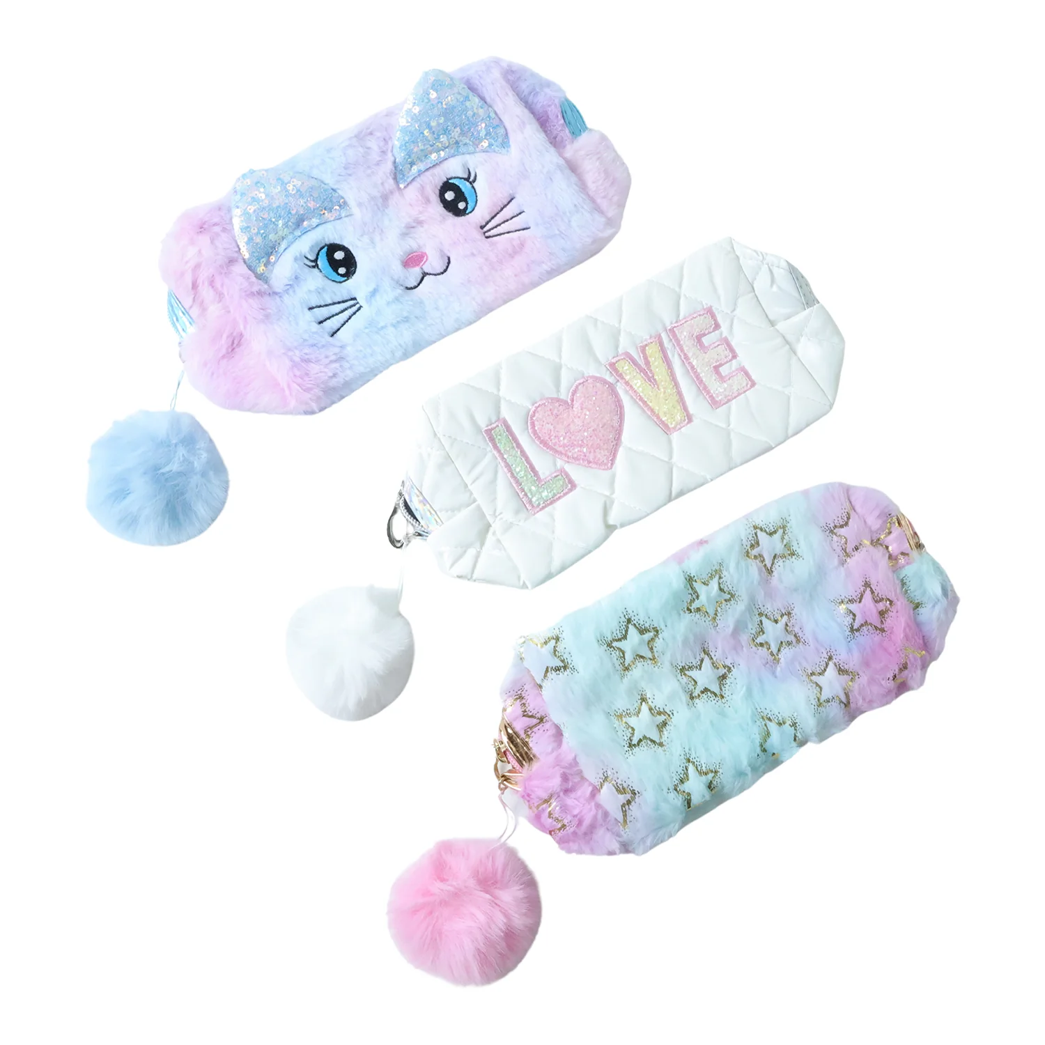 Kids Cute Cartoon Design Zipper Pouch (1 Pc, 25x12 Cm) - Image 5