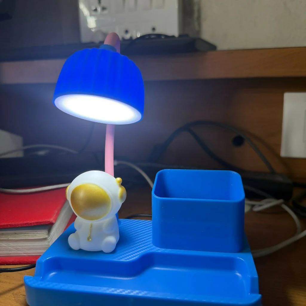 Kids Desk Lamp with Sharpener, Pen Holder & Phone Stand - Image 6