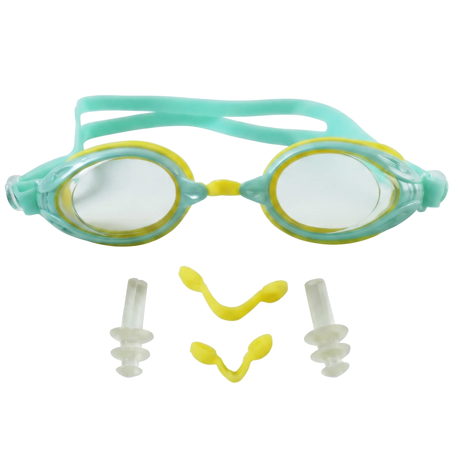 Kids Dual Color Swimming Goggles with Clear Vision Lens and Comfortable Fit – 1 Pc - Image 4