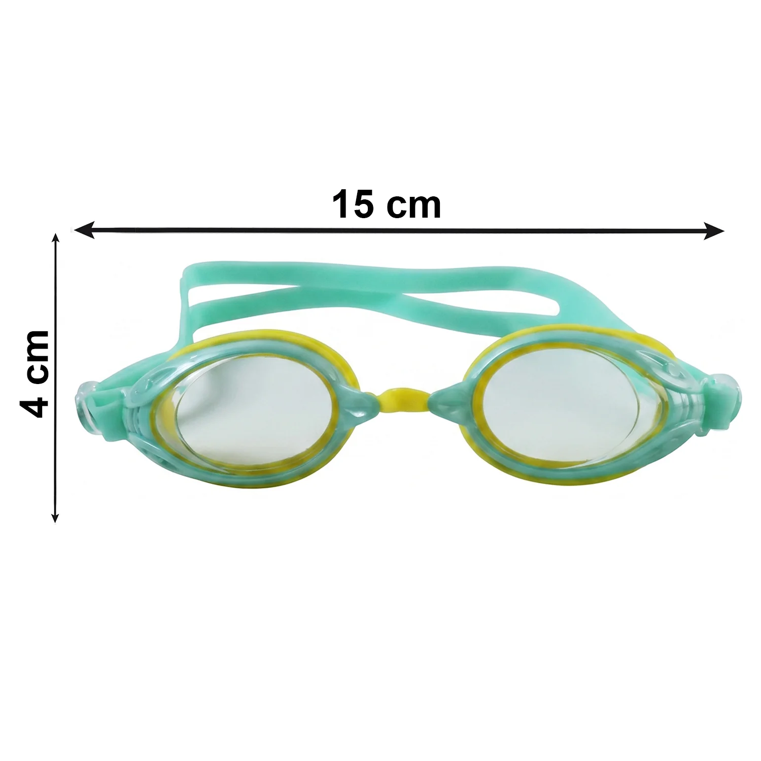Kids Dual Color Swimming Goggles with Clear Vision Lens and Comfortable Fit – 1 Pc - Image 6