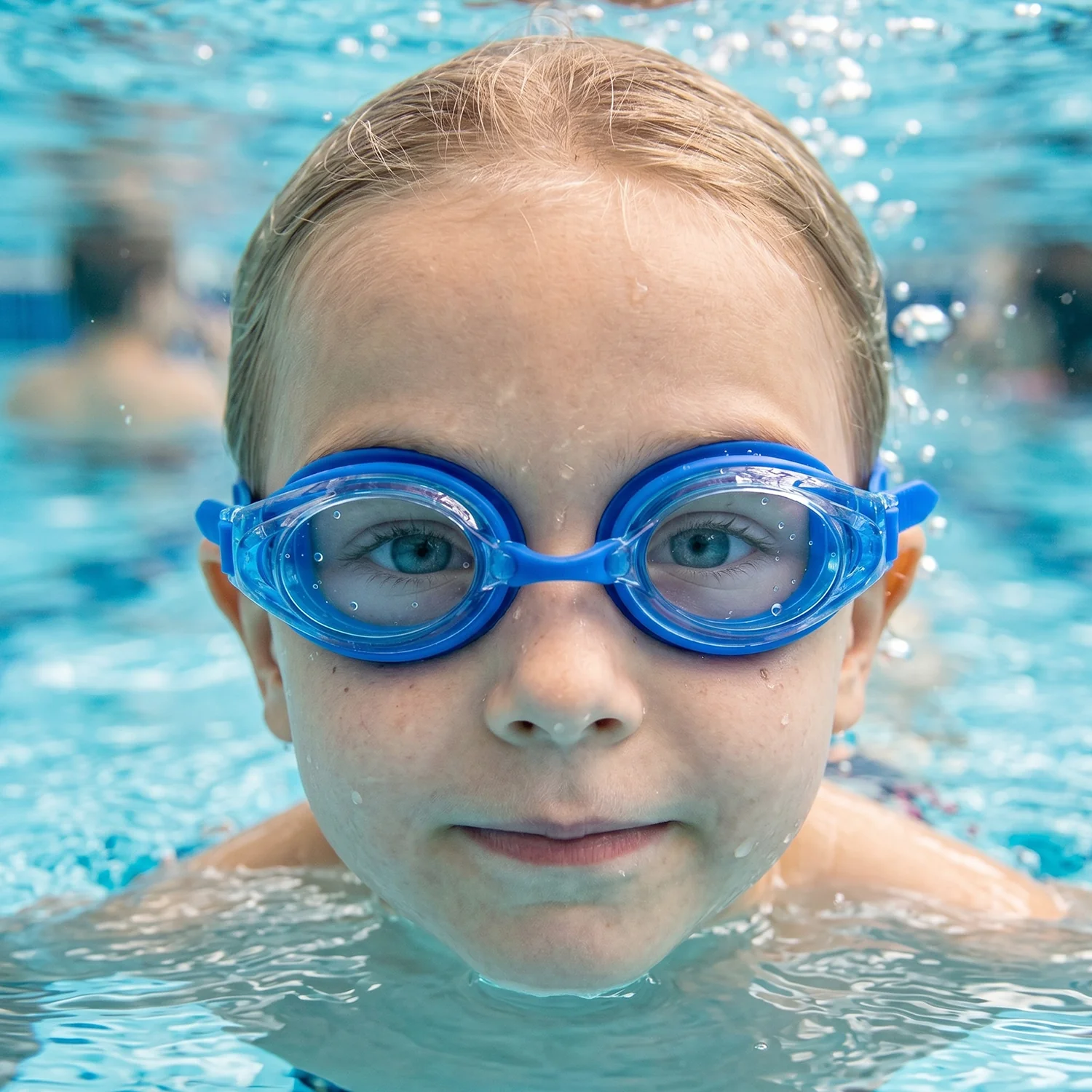 Kids Durable Swimming Goggles with Soft Cushion Seal and Adjustable Head Strap  – 1 Pc - Image 7