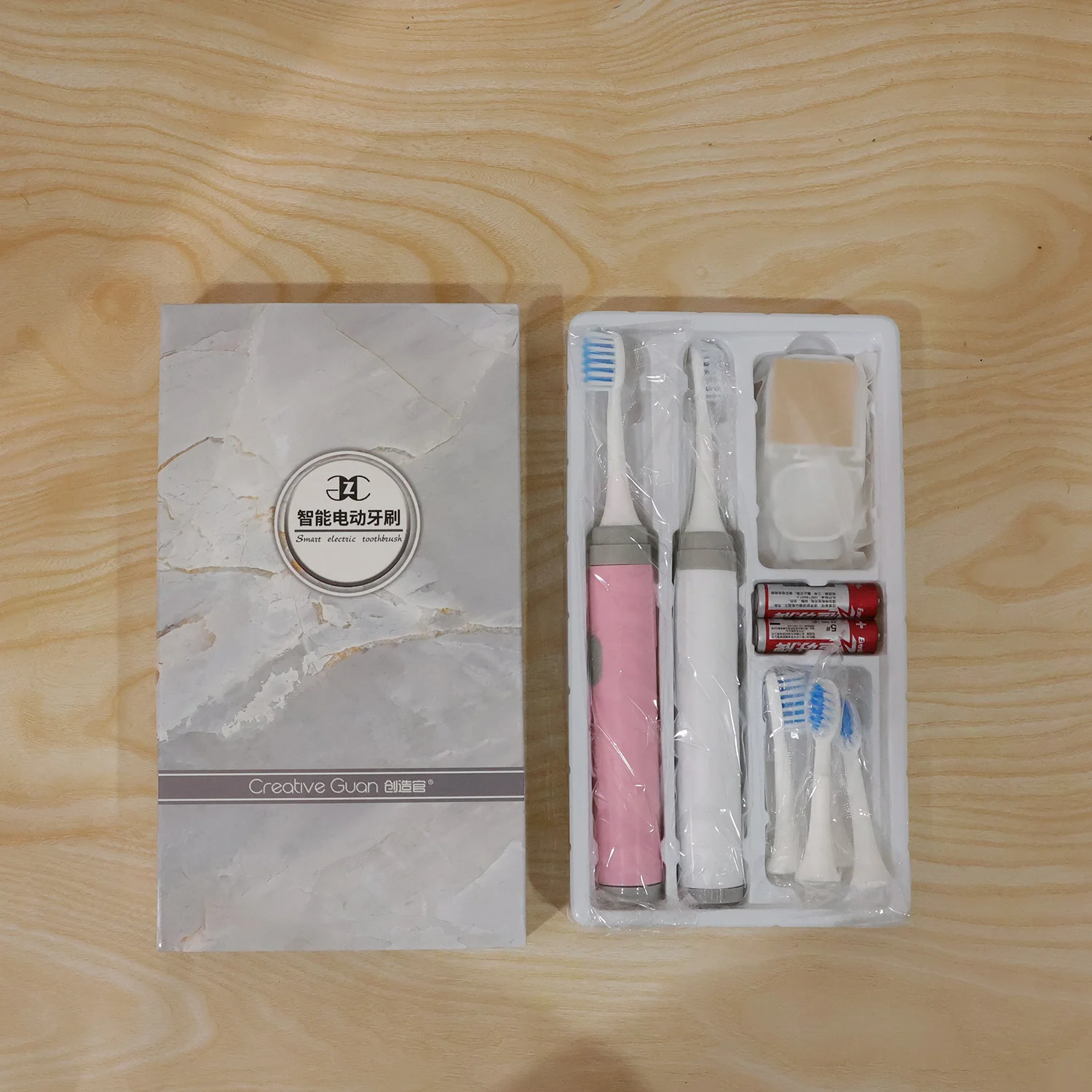 Kids Electric Toothbrush Set with Multiple Replacement Brush Heads (1 Set) - Image 9