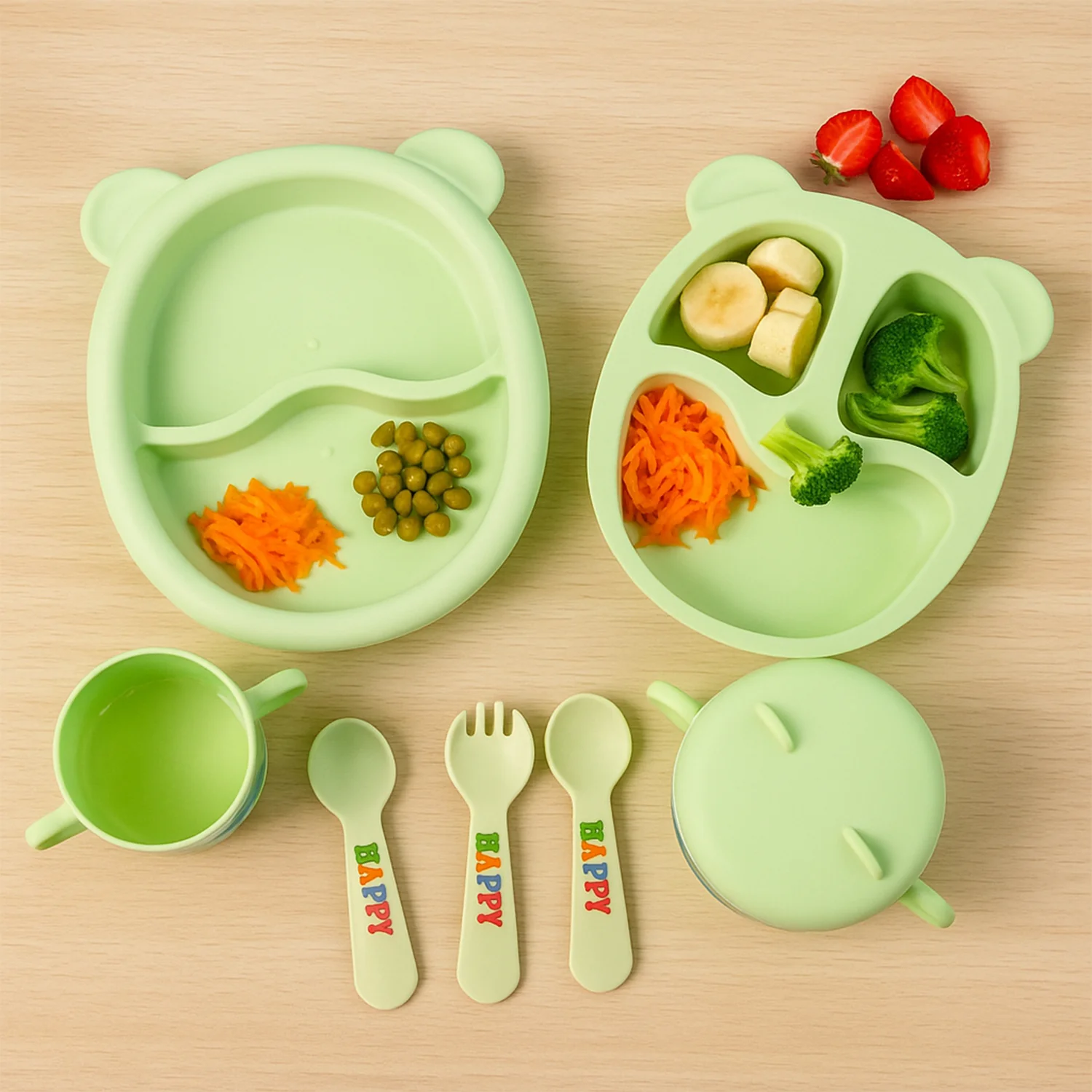 Kids Feeding Dinner (8 Pc Set) - Image 7