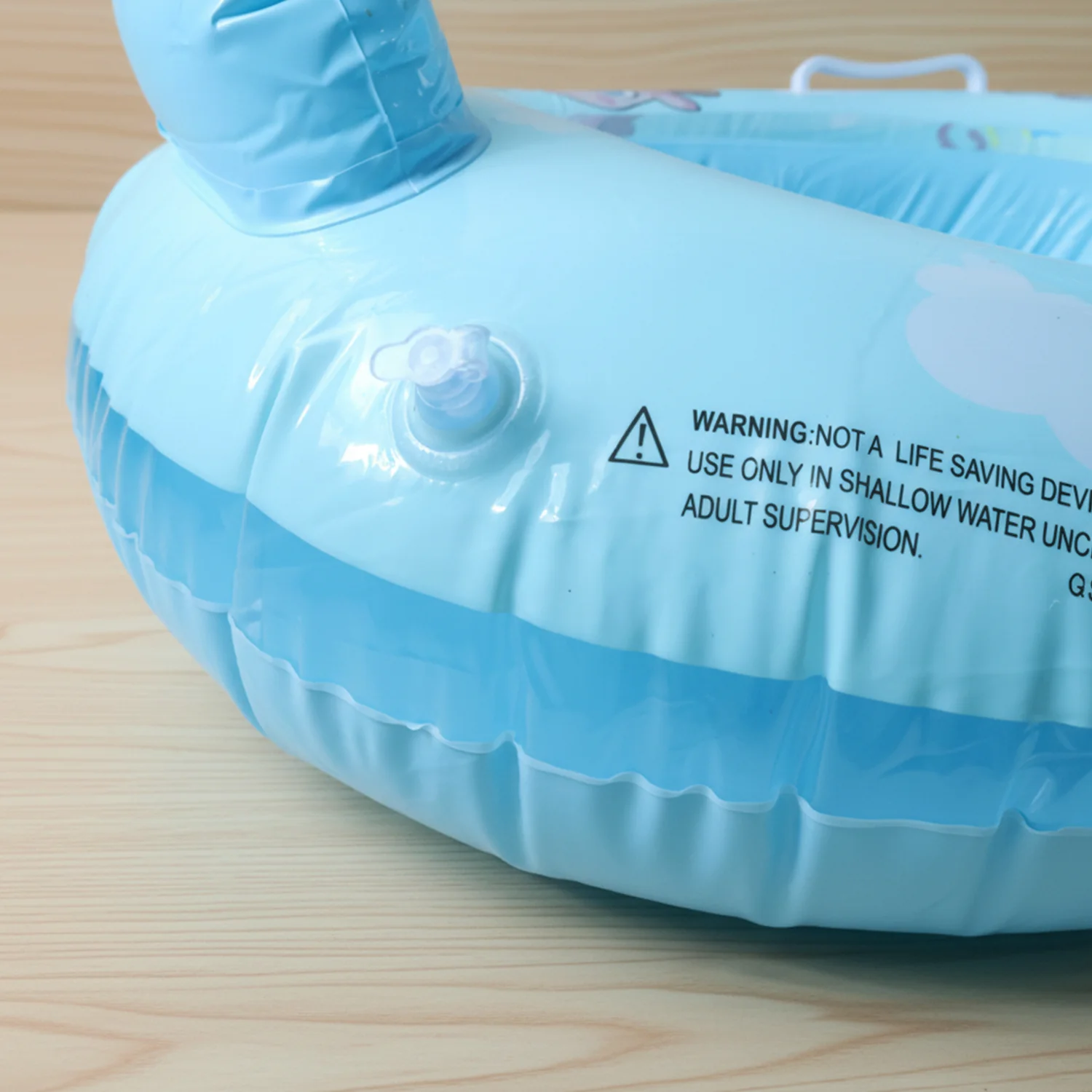Kids Inflatable Cartoon Animal Swim Ring Pool Float with Safety Handle – 1 Pc - Image 8