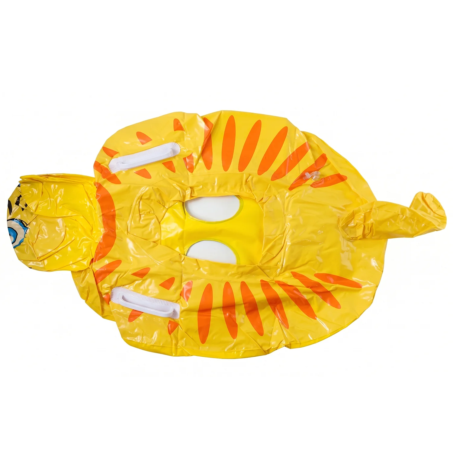 Kids Inflatable Tiger Swim Ring Pool Float with Handle Grip – 1 Pc - Image 4