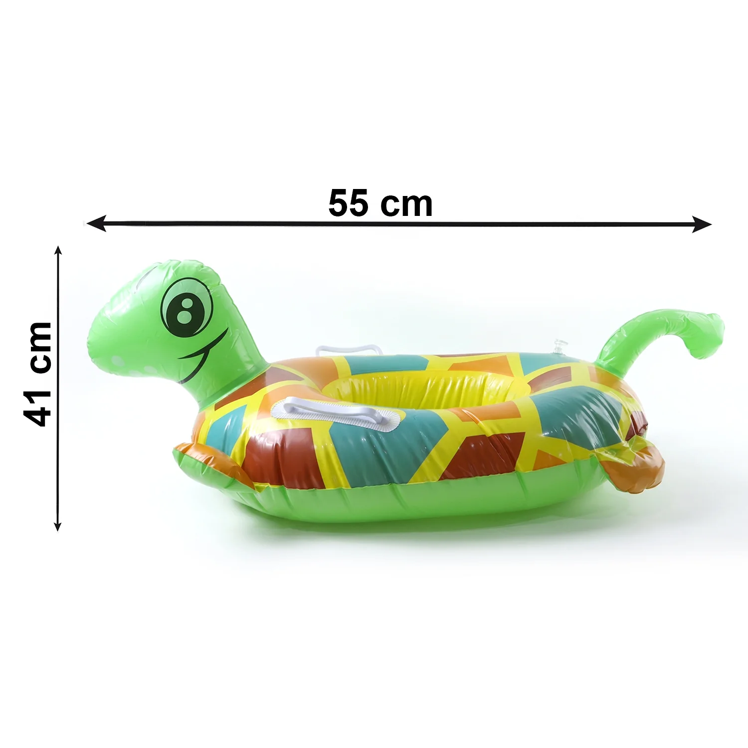 Kids Inflatable Turtle Swim Ring Pool Float with Handle Grip – 1 Pc - Image 6