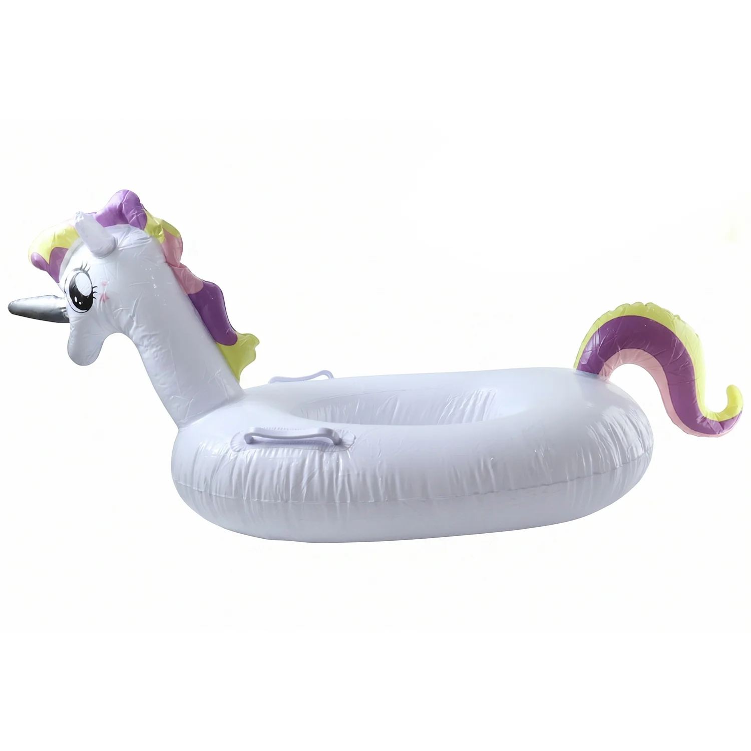 Kids Inflatable Unicorn Swim Ring Pool Float with Safety Handles – 1 Pc - Image 4