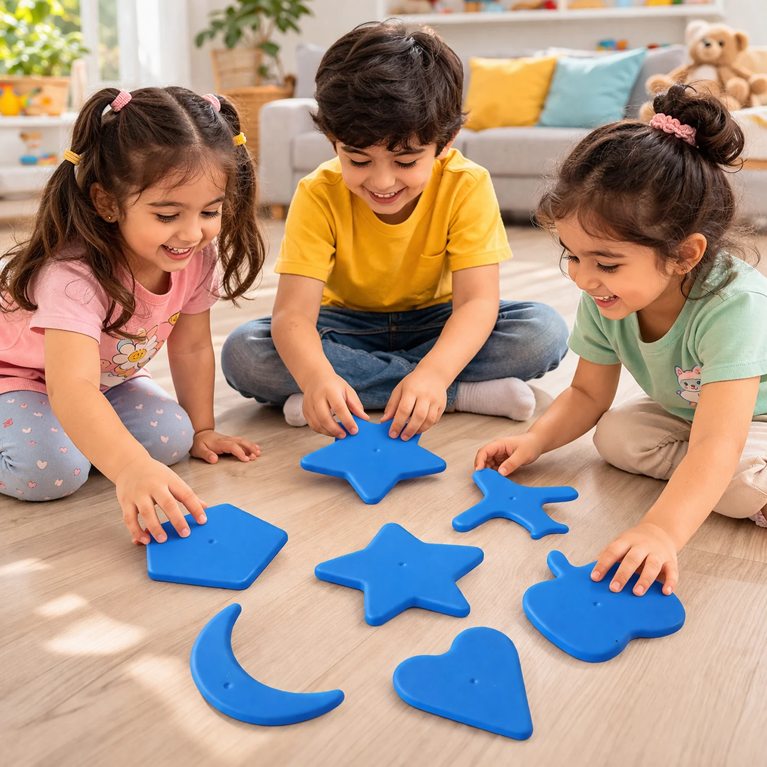 Kids Learning Shape Puzzle Toy Set (6 Pc) - Image 5
