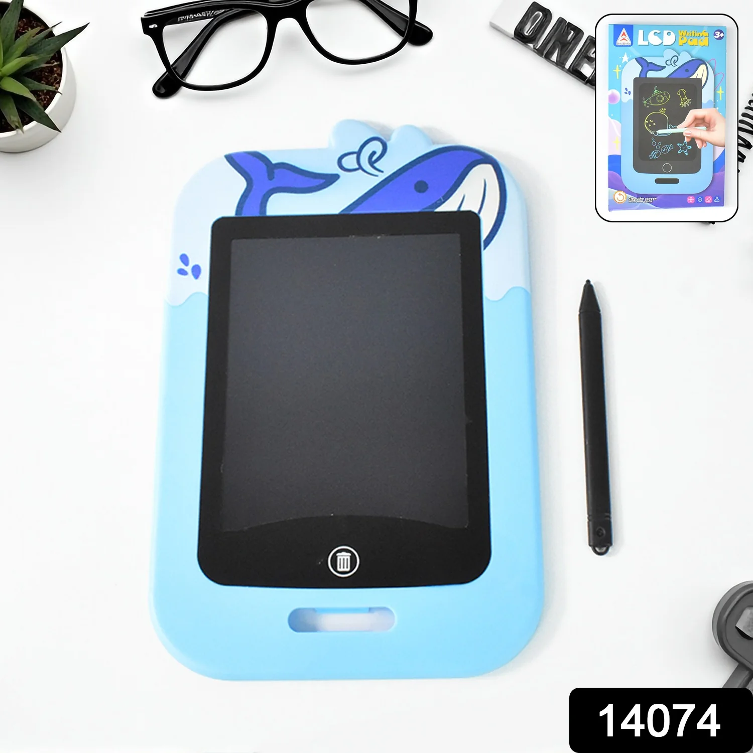 Kids Portable LCD Writing Tablet (1 Pc / Mix design) - Image 2