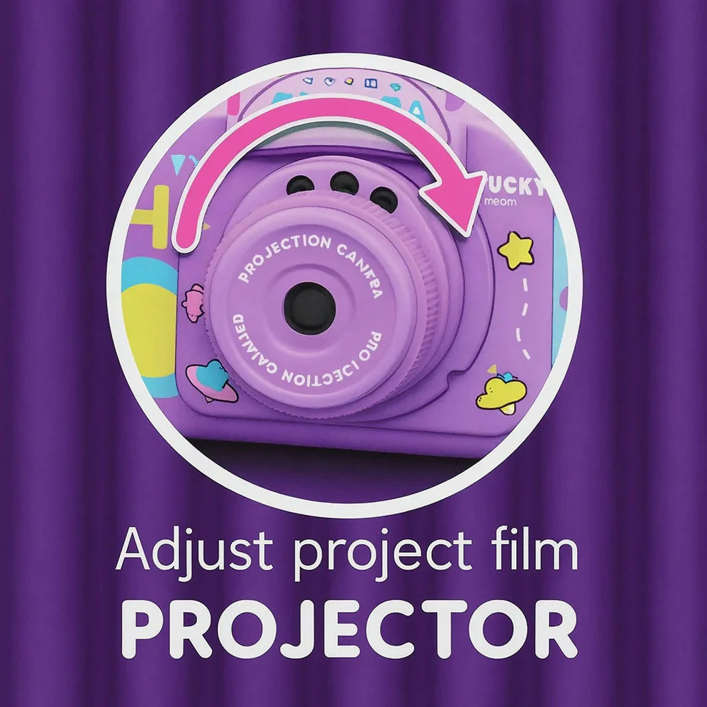 Kids Mini Camera Projector Lamp with Study Light & Slide Projection - Image 5