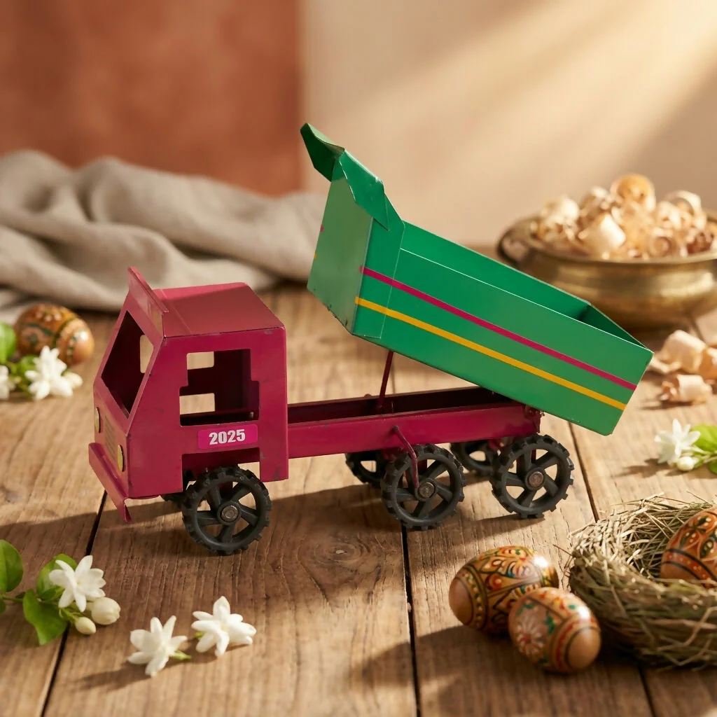 Kids Mini Truck Toy Vehicle with Open Storage Back for Play and Decoration - Image 2