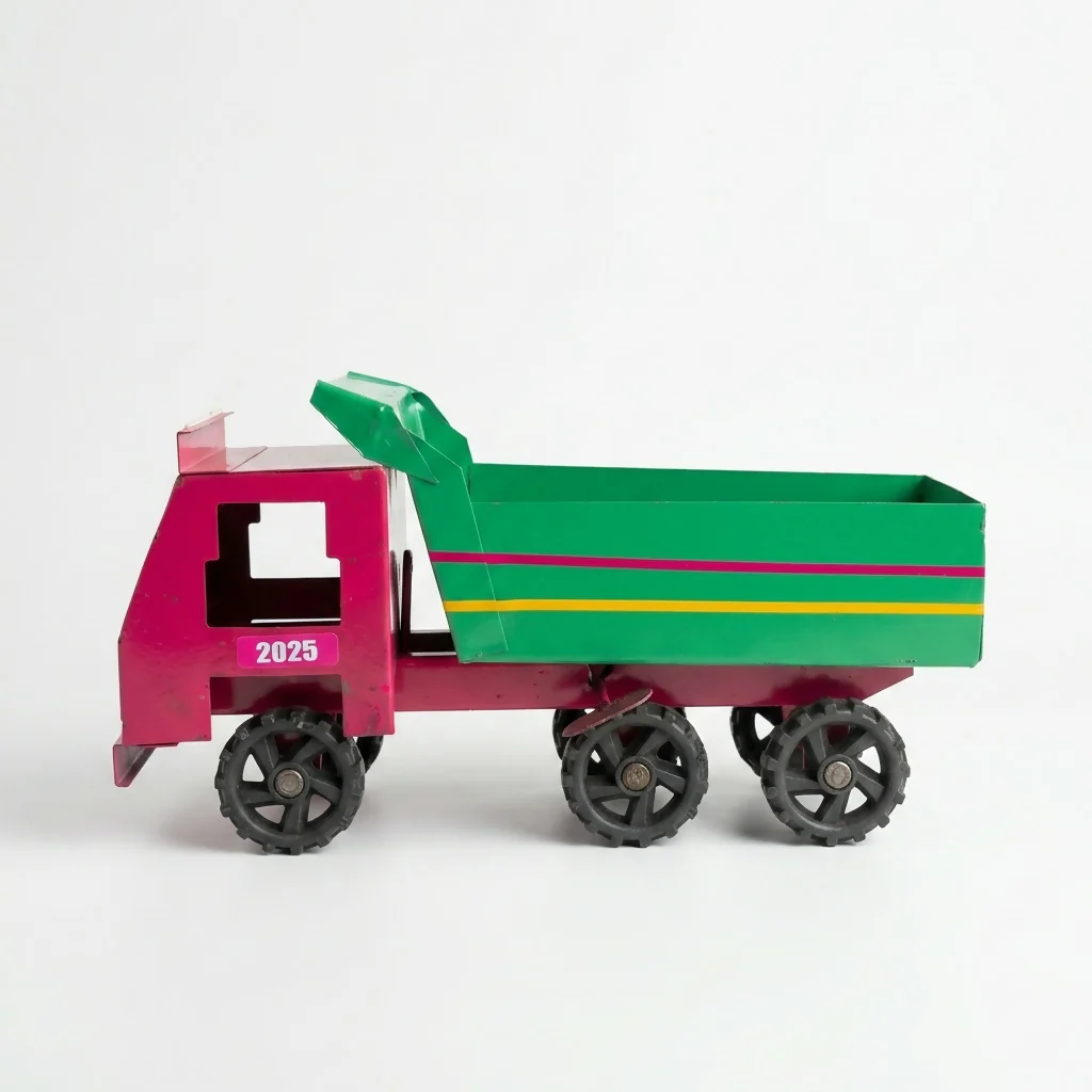 Kids Mini Truck Toy Vehicle with Open Storage Back for Play and Decoration - Image 4