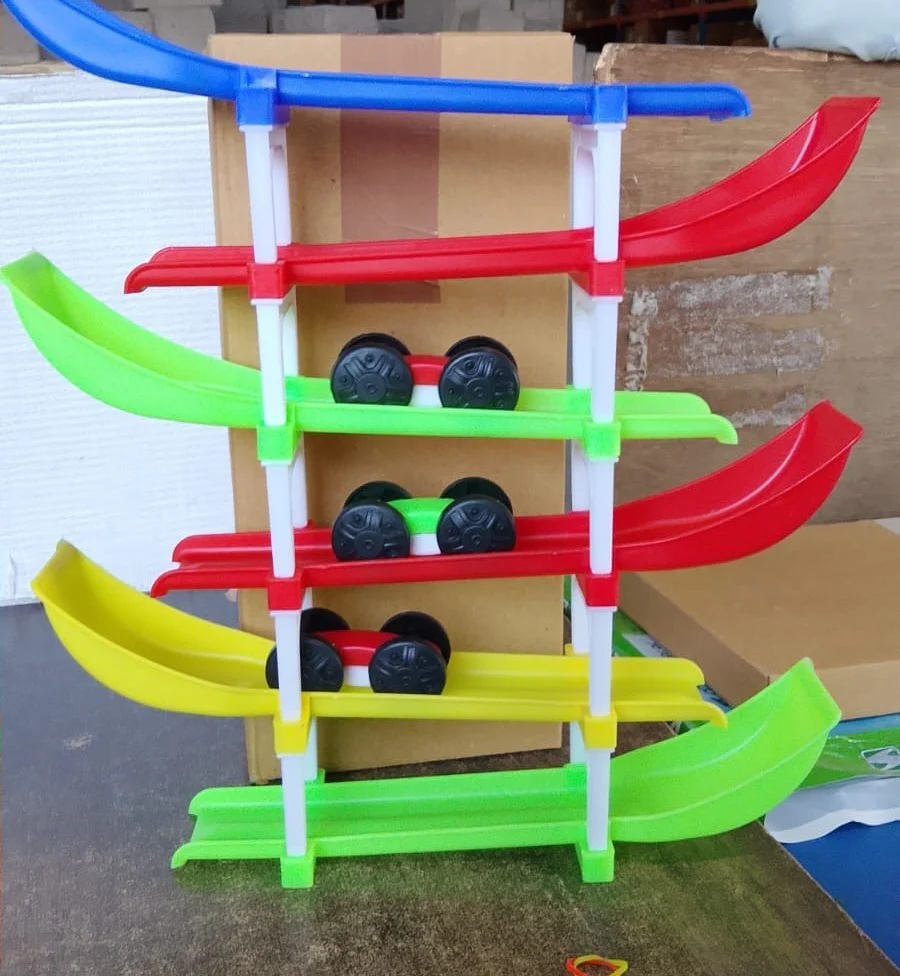 Kids Multi-Level Car Racing Track Toy Set 1 Set - Image 9