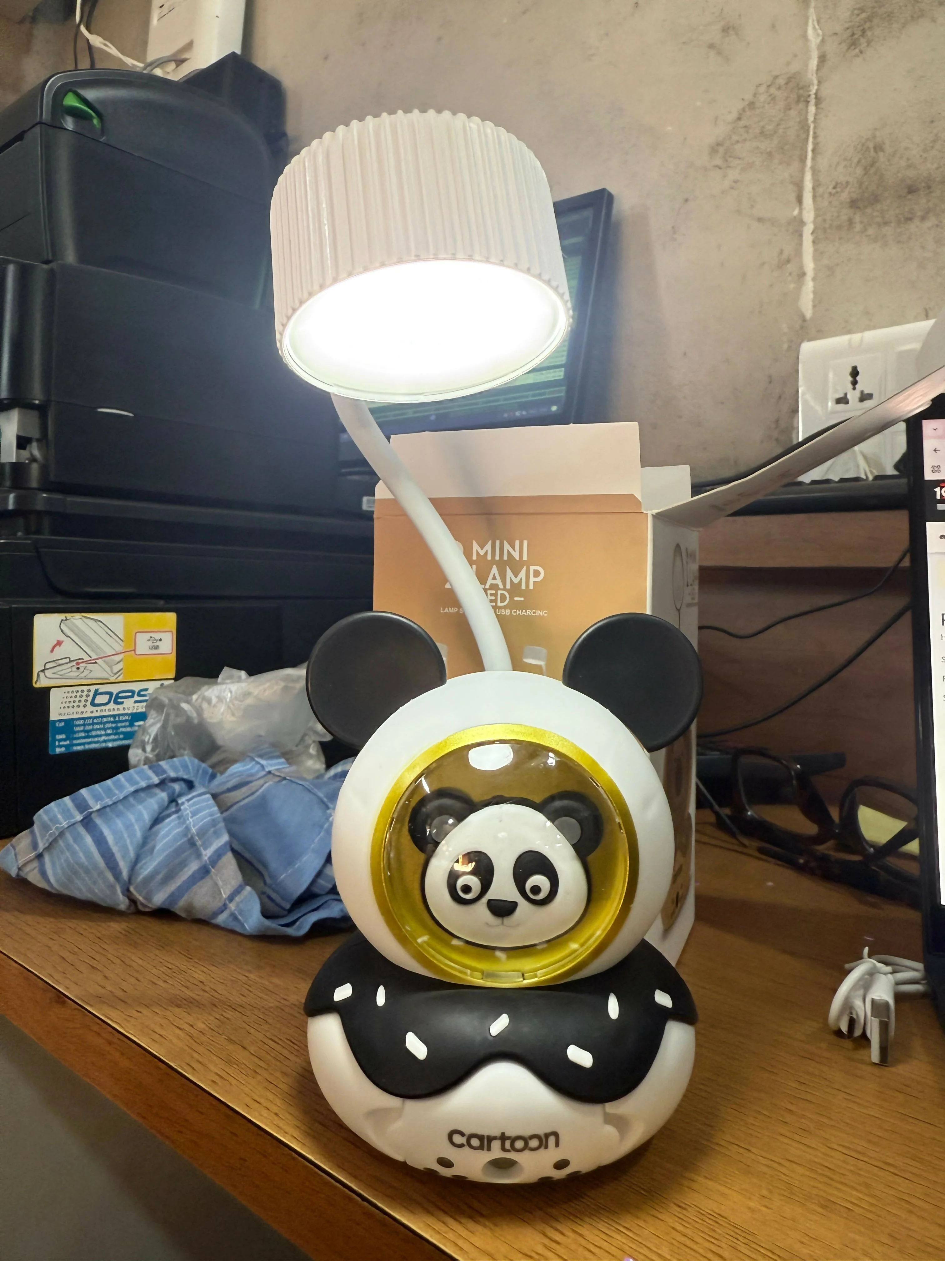 Kids Panda Desk Lamp with Pencil Sharpener & Study Table Light - Image 5