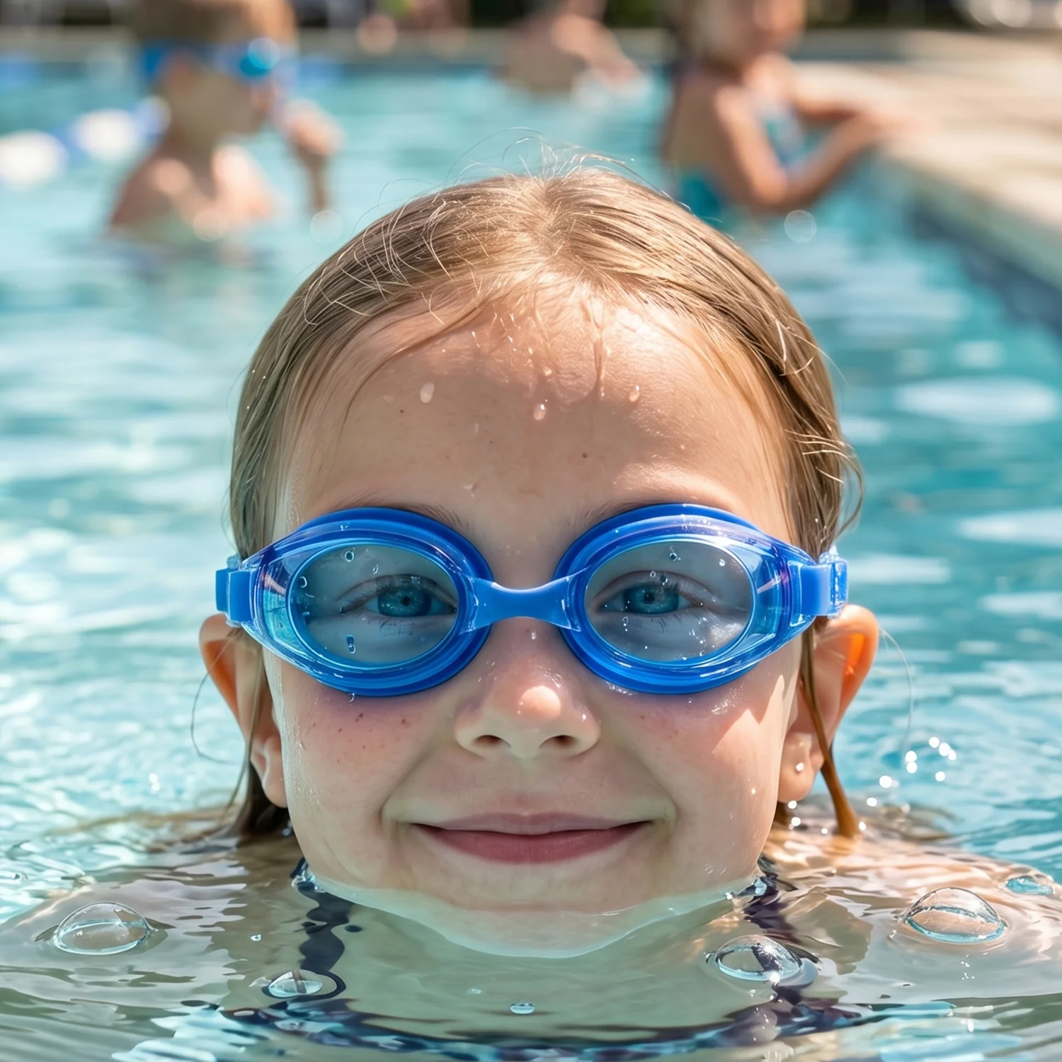 Kids Premium Swimming Goggles with Crystal Clear Lens and Secure Fit – 1 Pc - Image 3