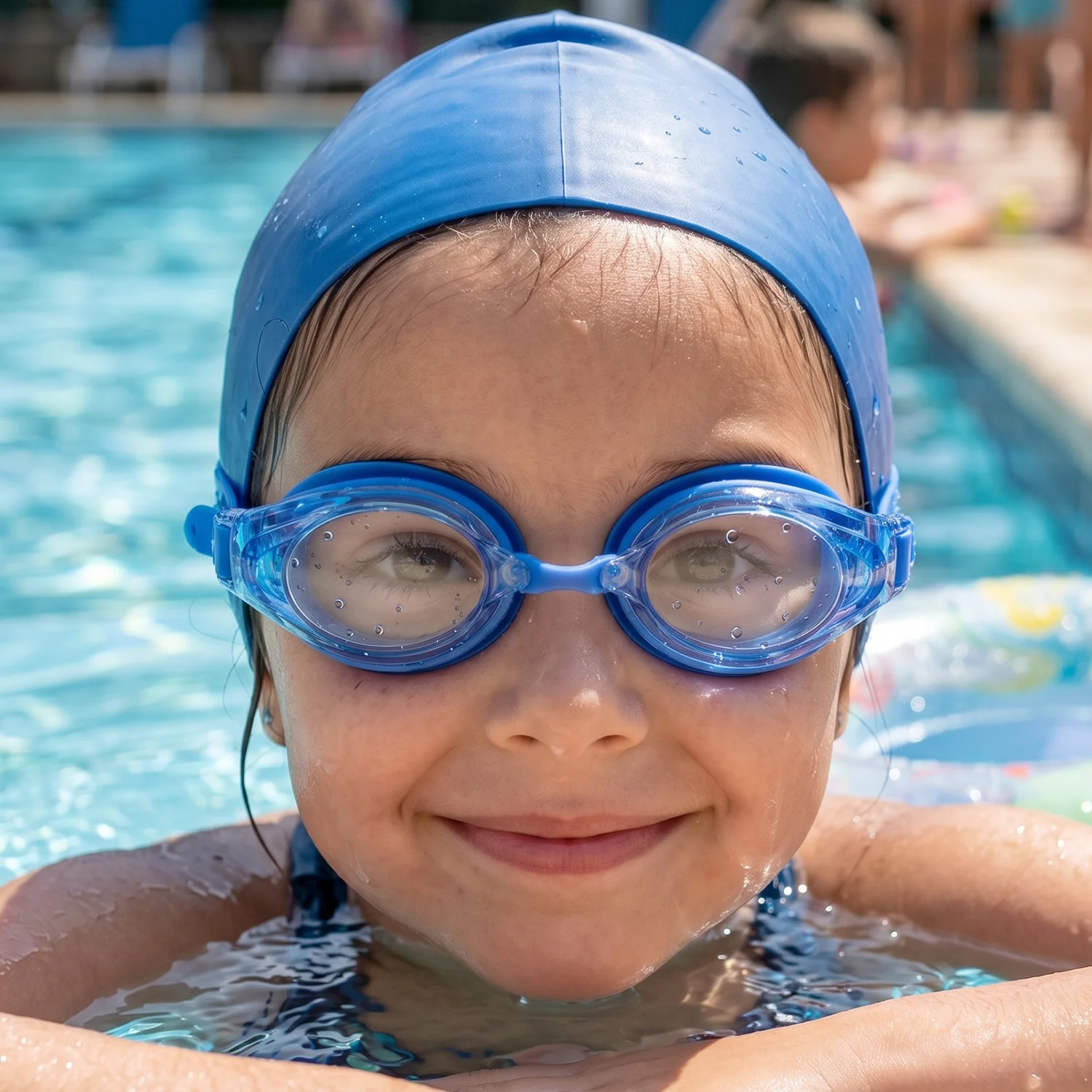 Kids Professional Style Swimming Goggles with Anti-Fog – 1 Pc - Image 3