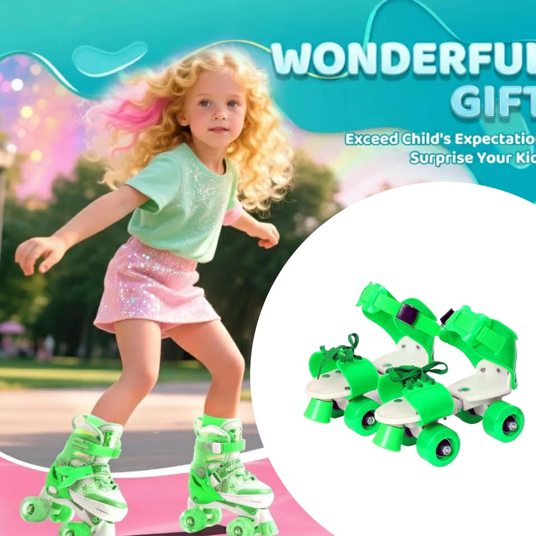 Kids Roller Skates – Adjustable & Comfortable Skating Shoes (Pair of 1) - Image 3
