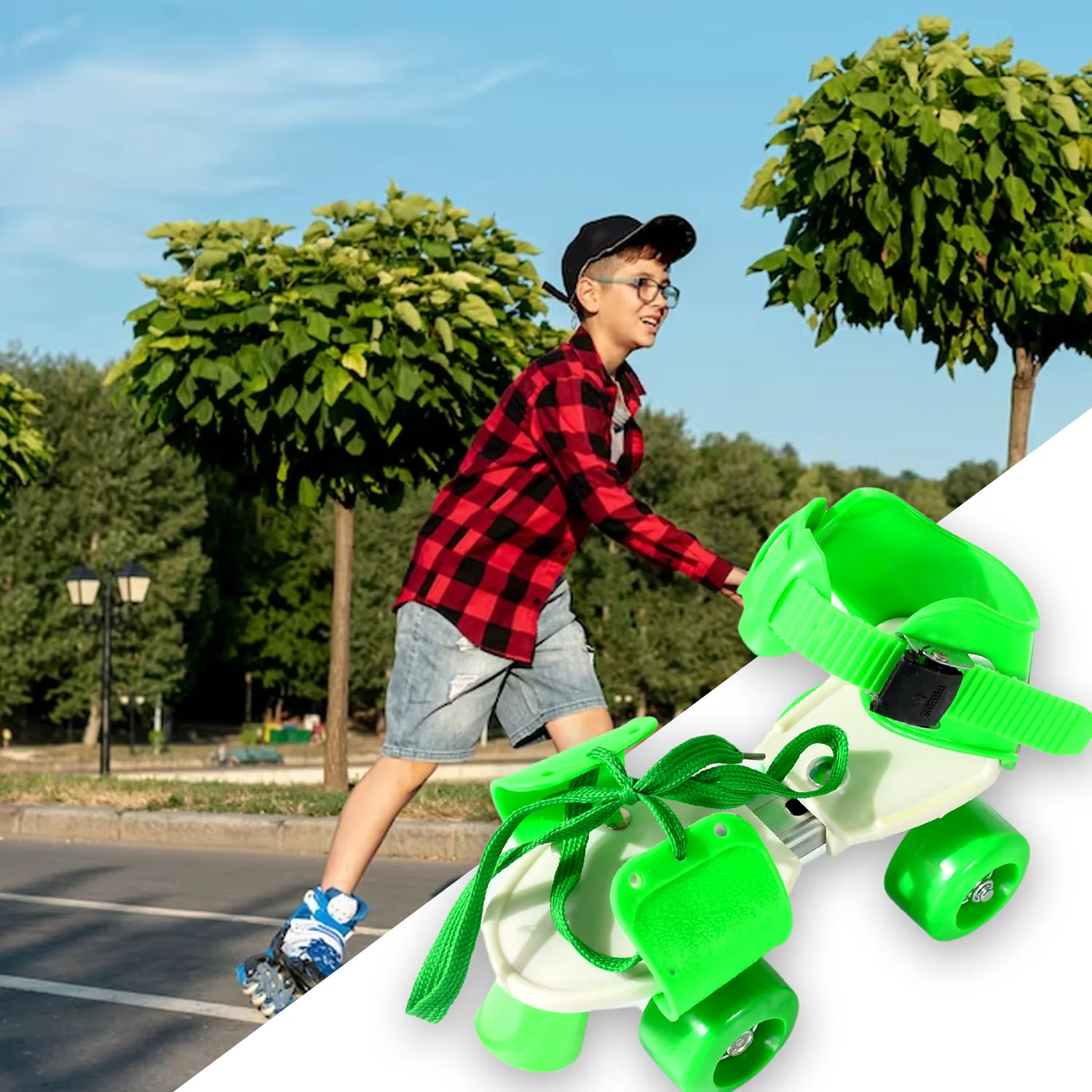 Kids Roller Skates – Adjustable & Comfortable Skating Shoes (Pair of 1) - Image 6