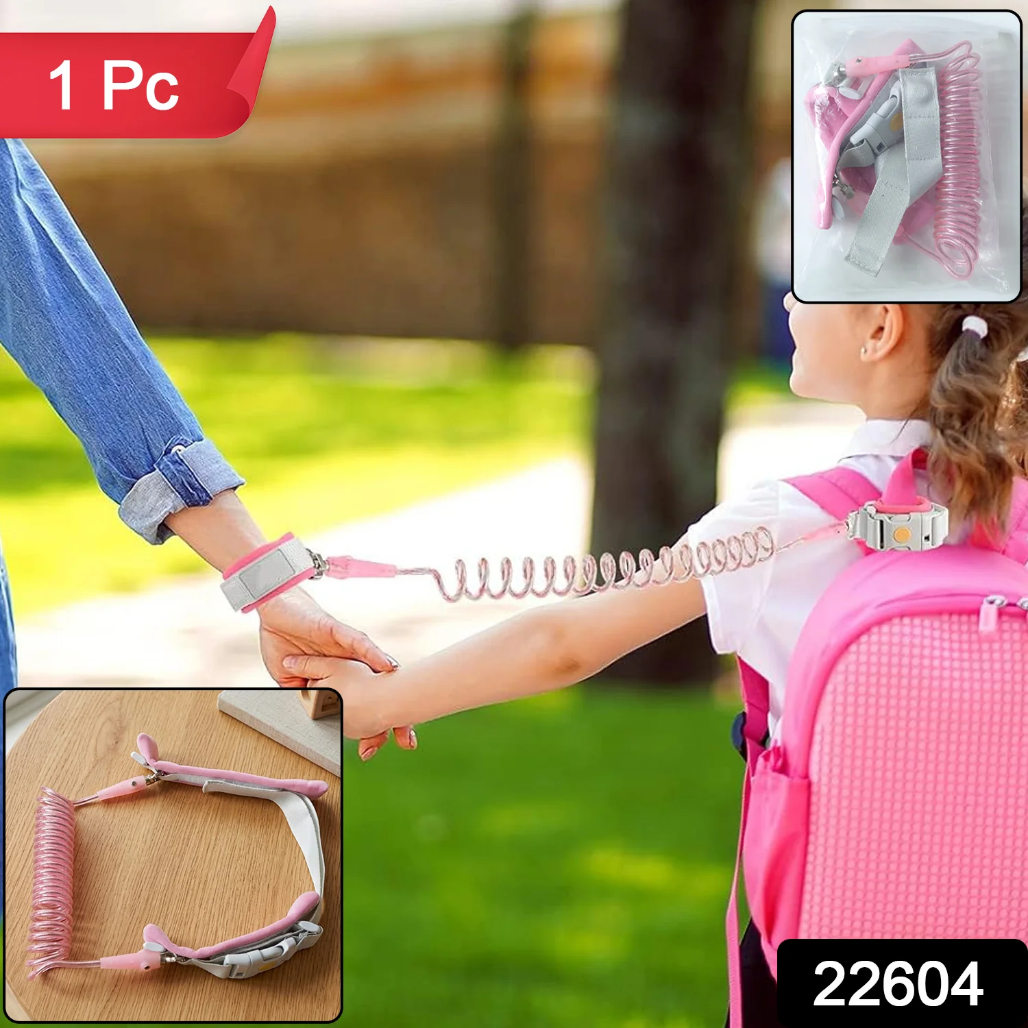 Kids Safety Anti-Lost Wrist Link Strap 1 Pc - Image 2