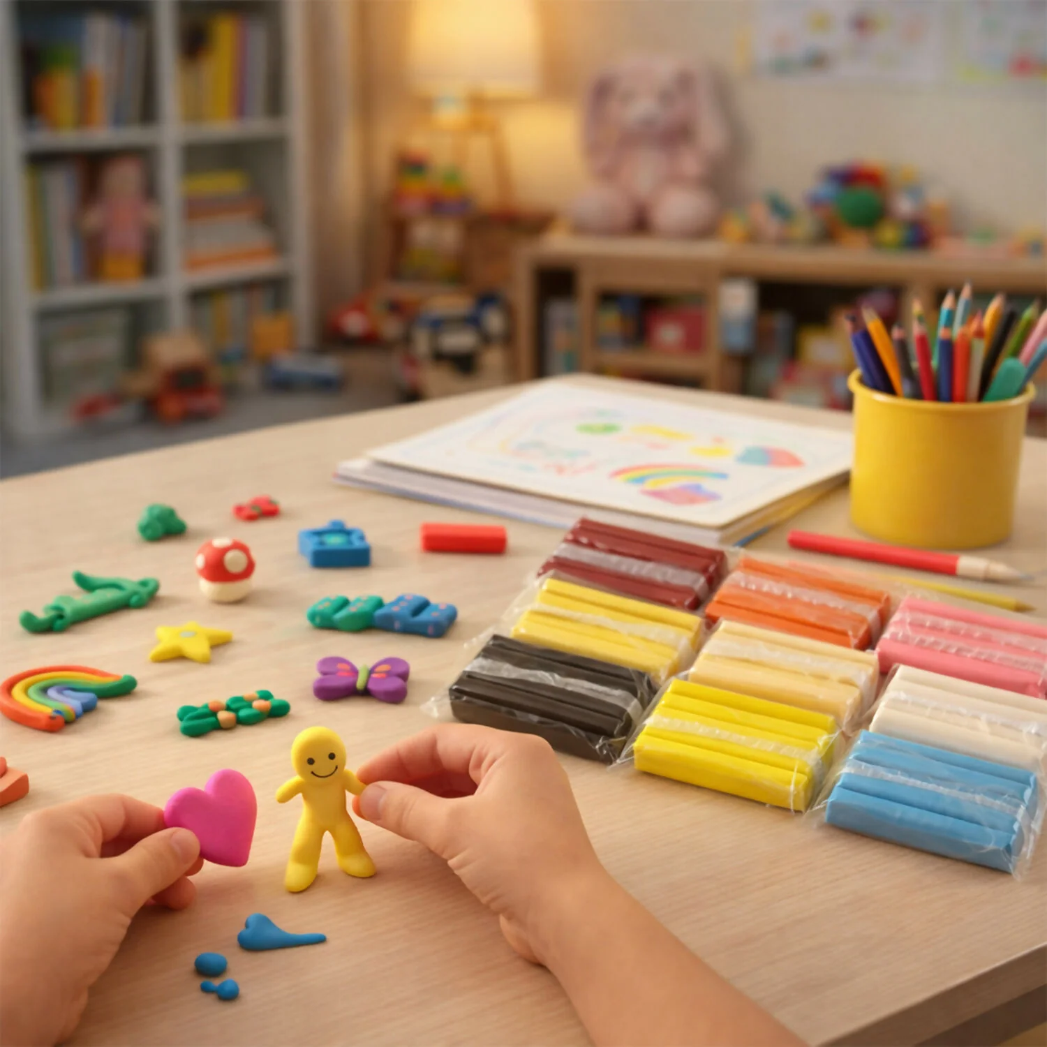 Kids Soft Modelling Clay Multi-Color DIY Art & Craft Kit for Creative Learning - Image 3