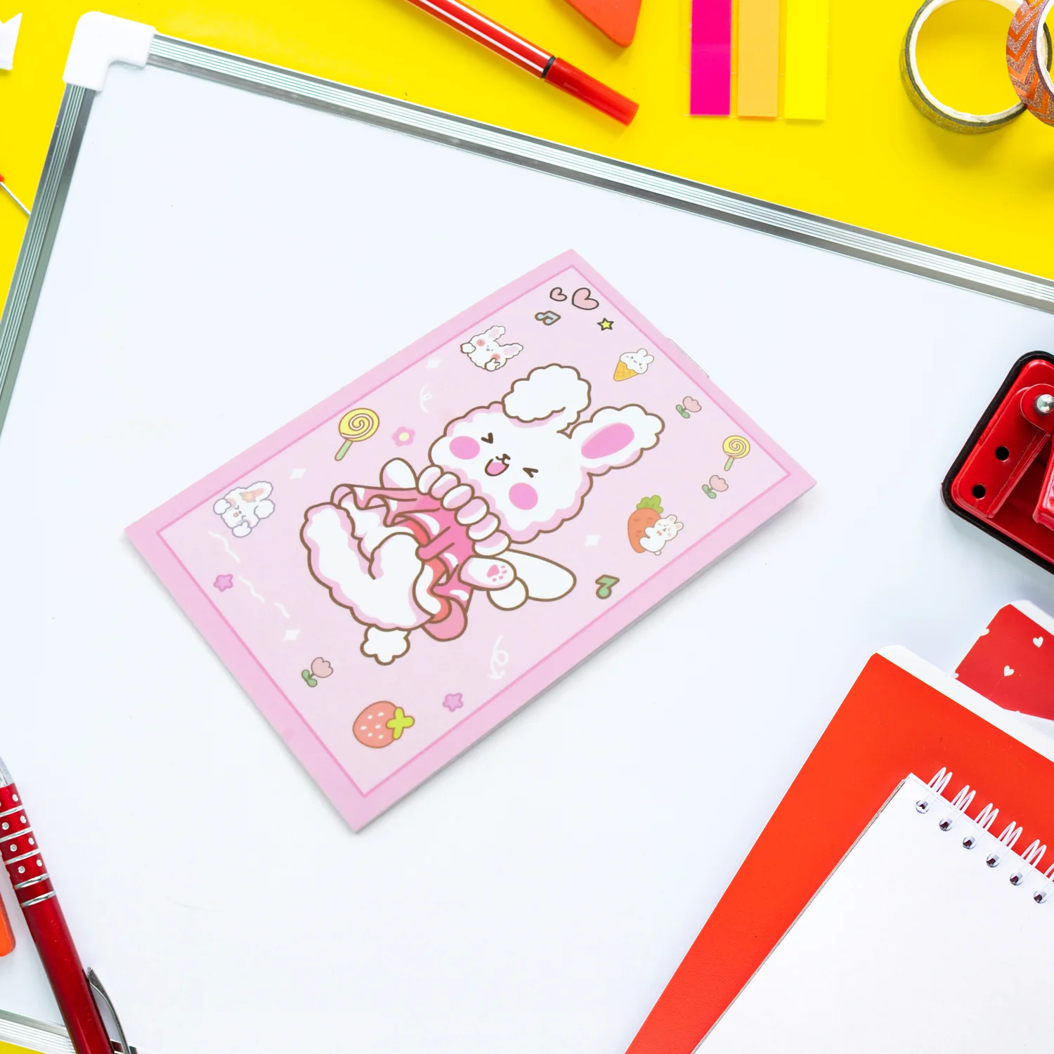 Kids' Stationery Kit: Wooden Pencils, Sharpener, Eraser, Diary (9 Pc Set) - Image 5