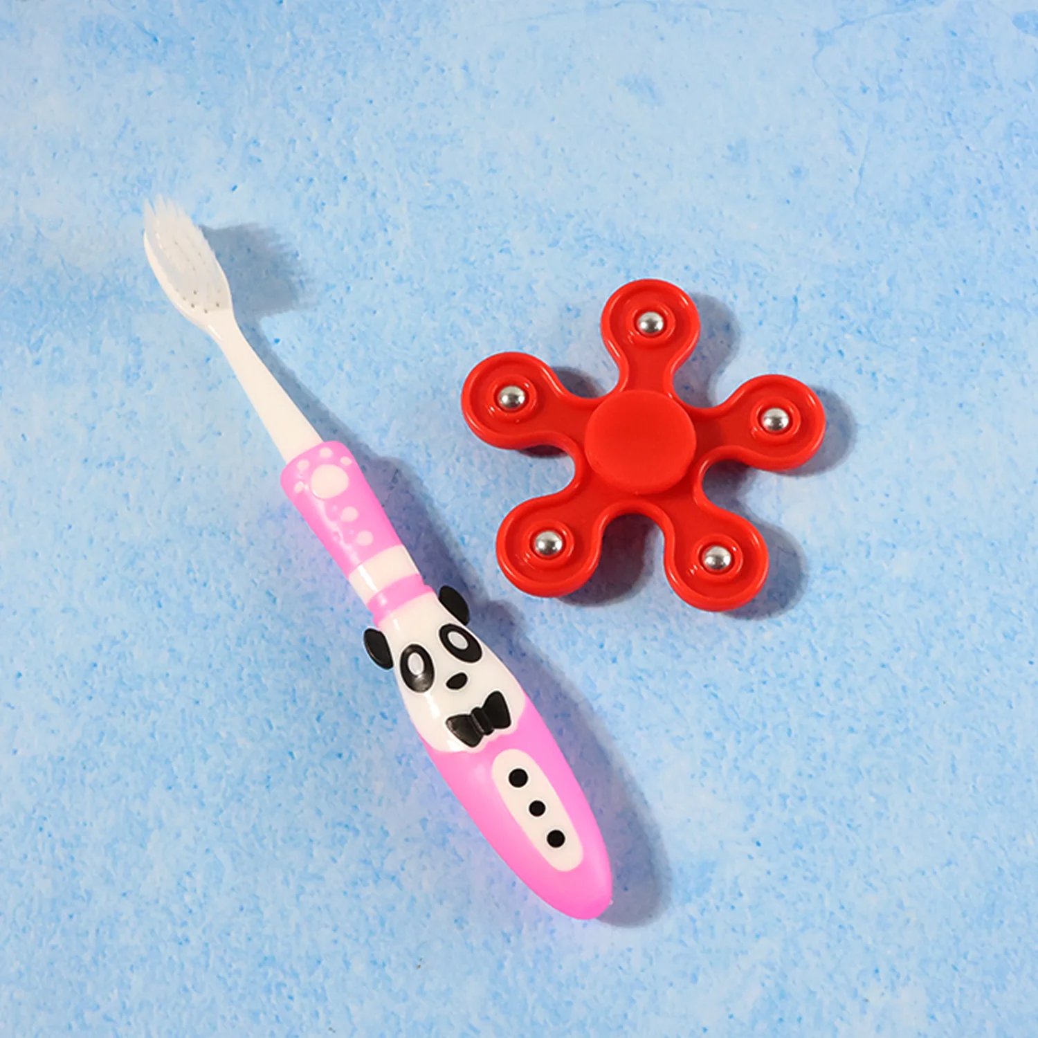 Kids Toothbrush and Fidget Spinner Toy Set - Image 3