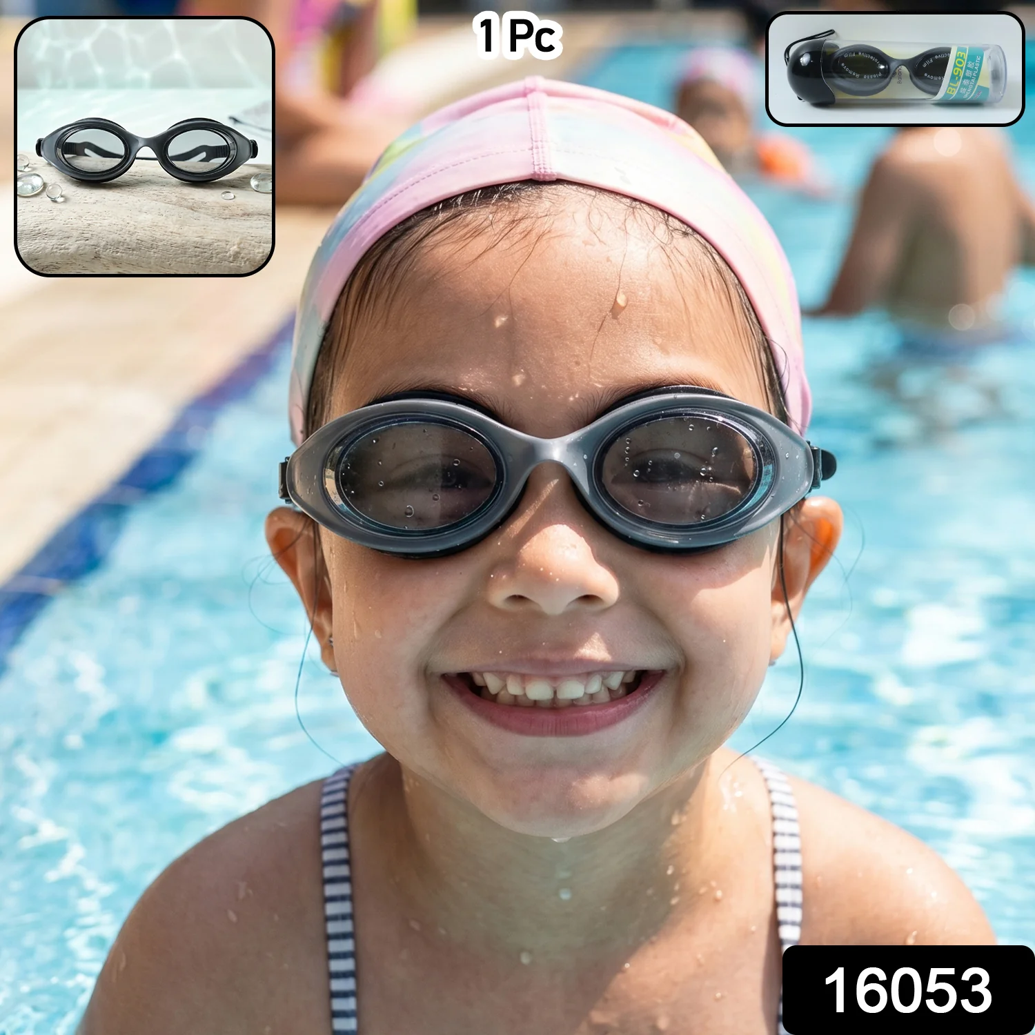 Kids UV Protection Swimming Goggles with Anti-Fog Lens and Comfortable Fit – 1 Pc - Image 2