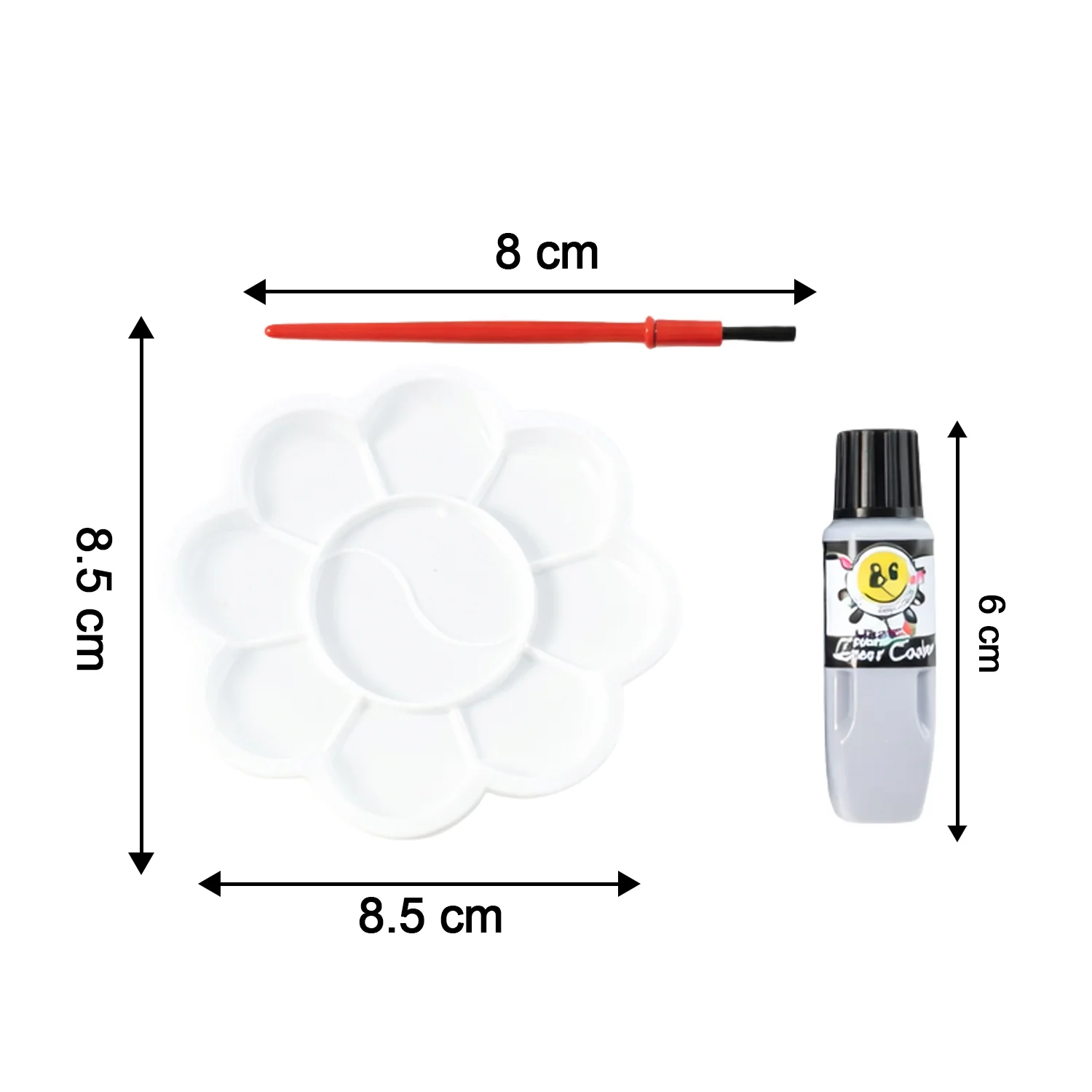 Kids Water Colour Painting Set with Brush & Mixing Palette (1 Set) - Image 7