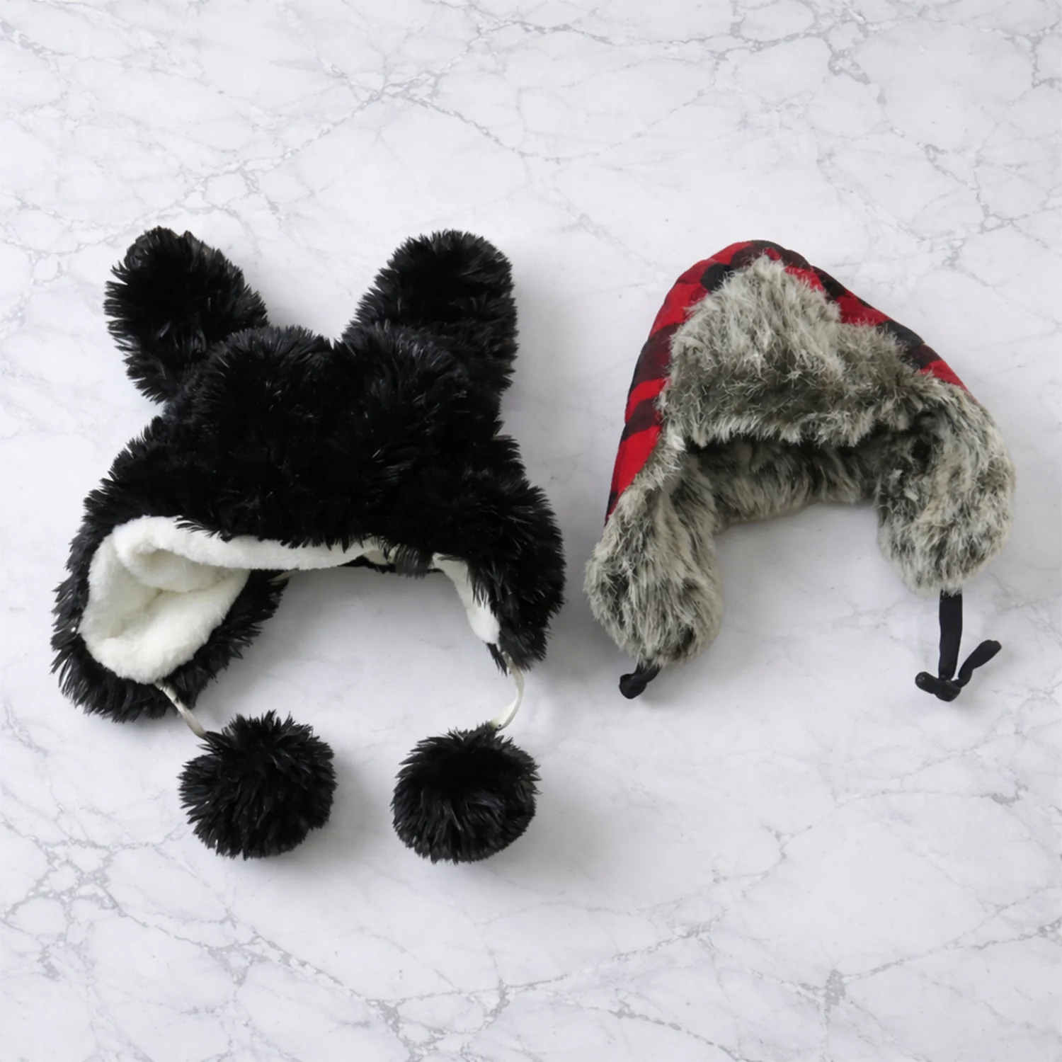 Kids Winter Fur Lined Warm Cap with Ear Flap and Stylish (1 Pc, Mix Design) - Image 5