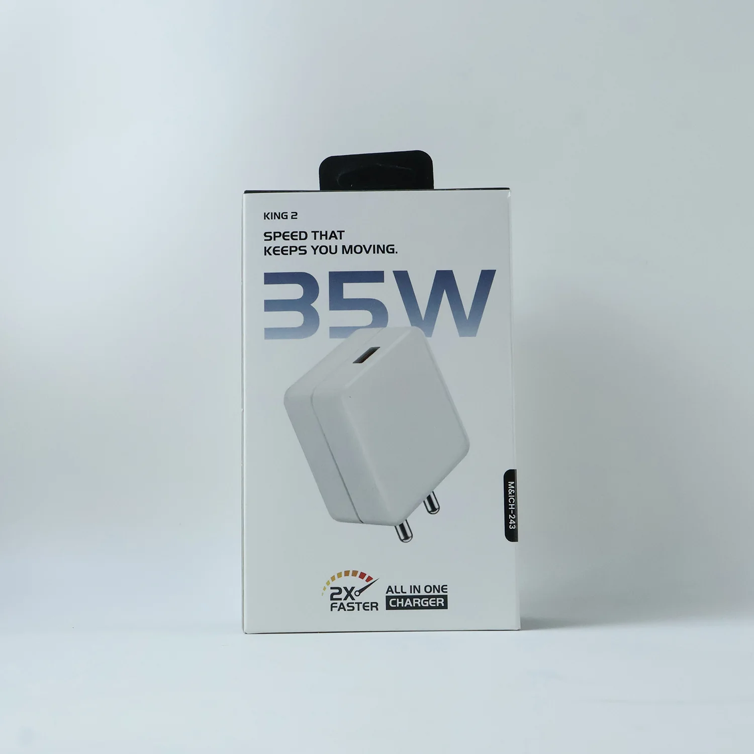 King 2 Series 35W All in One Fast Charging Power Adapter with Type-C Cable - Image 7