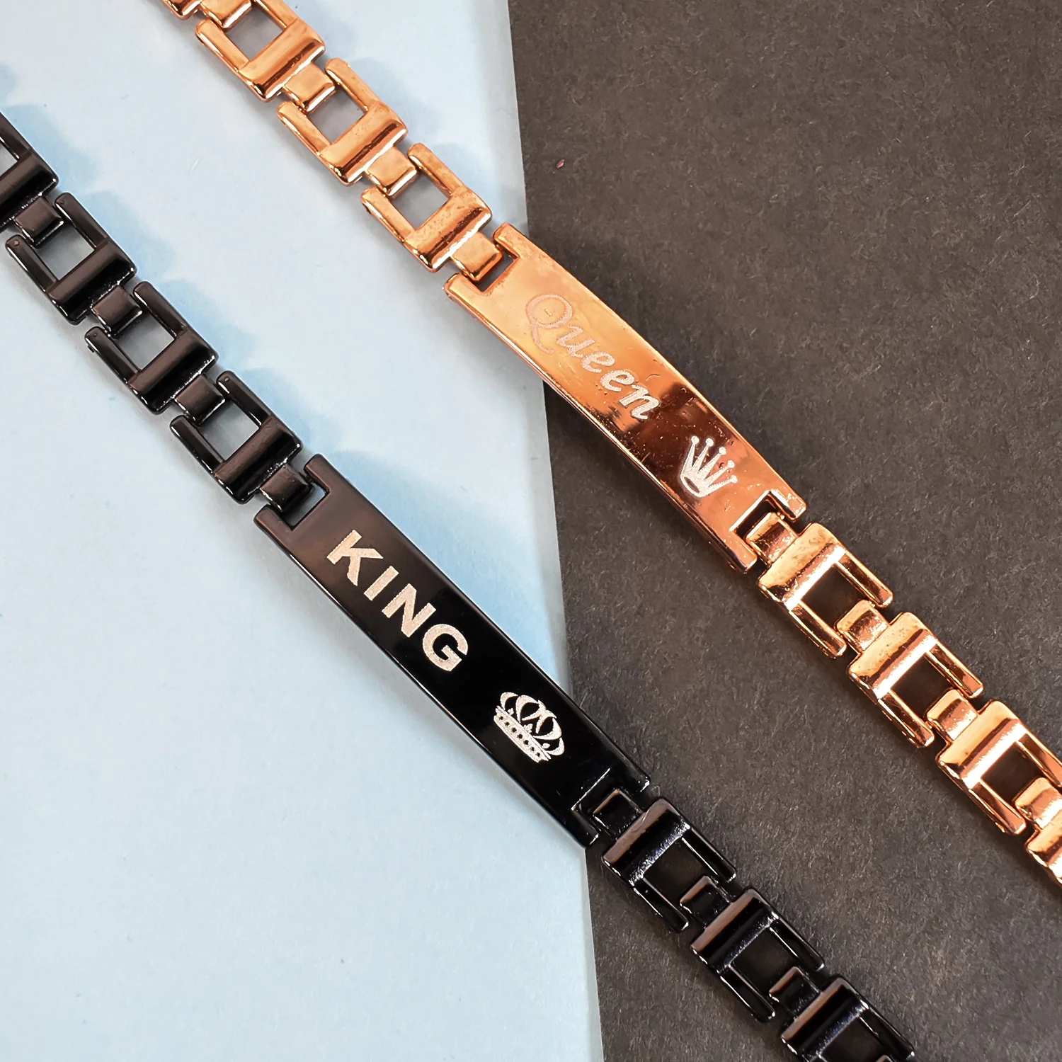 King and Queen Bracelet Set - Image 4