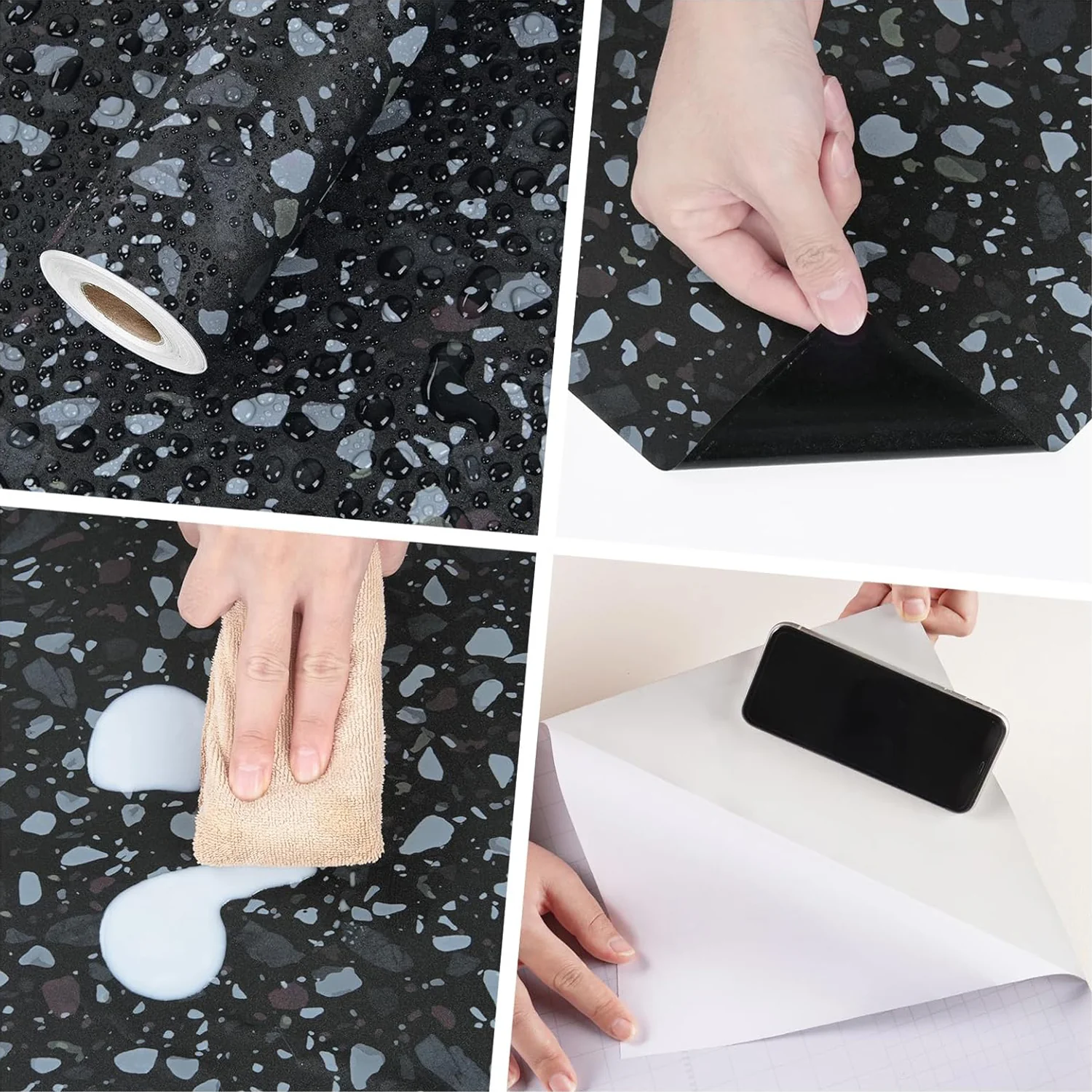 Kitchen Countertop wallpaper Sticker Roll - 100x40 cm (1 Pc) - Image 6