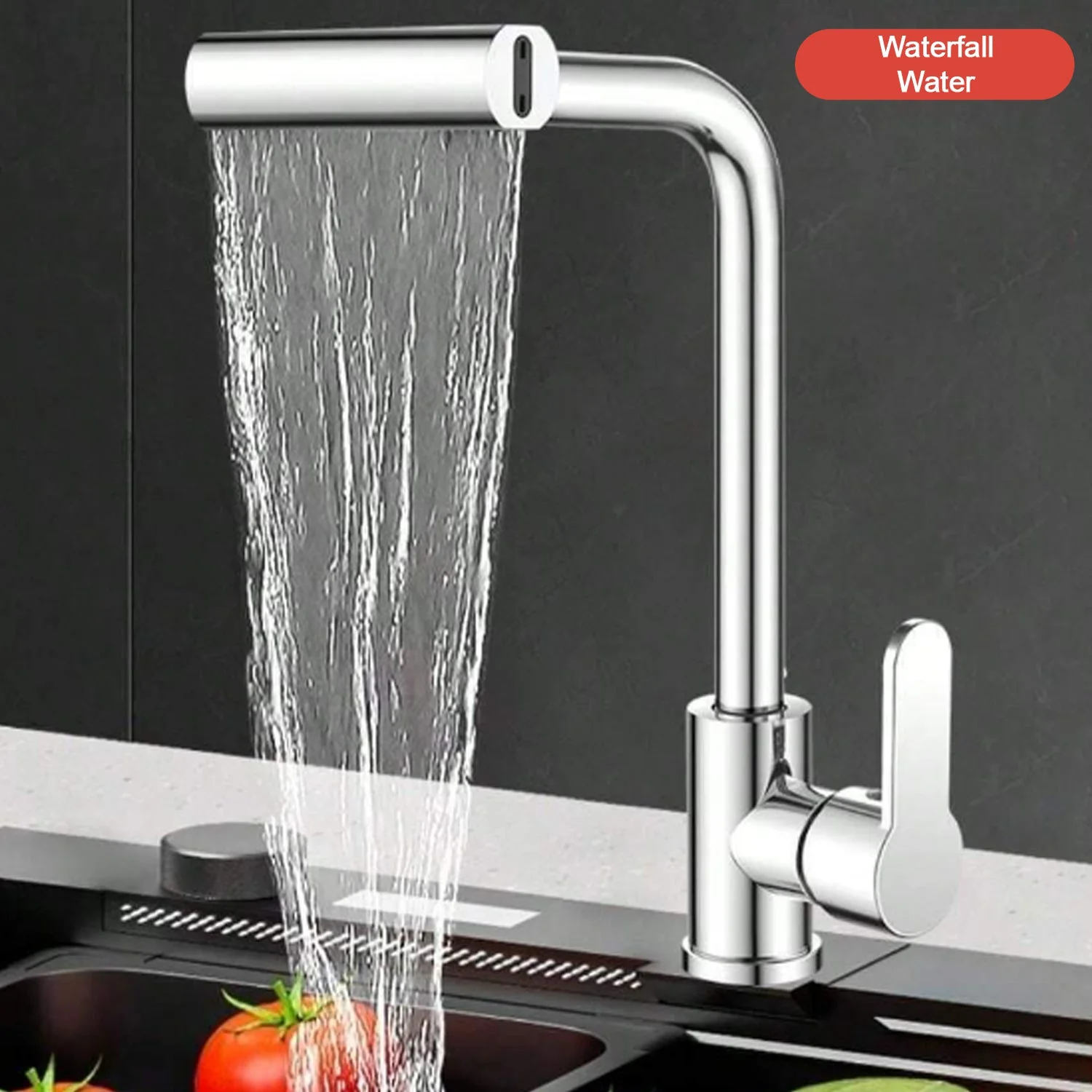 360° Rotating Waterfall Kitchen Faucet – Touch & Swivel Sink Extender (4 In 1 ) - Image 7
