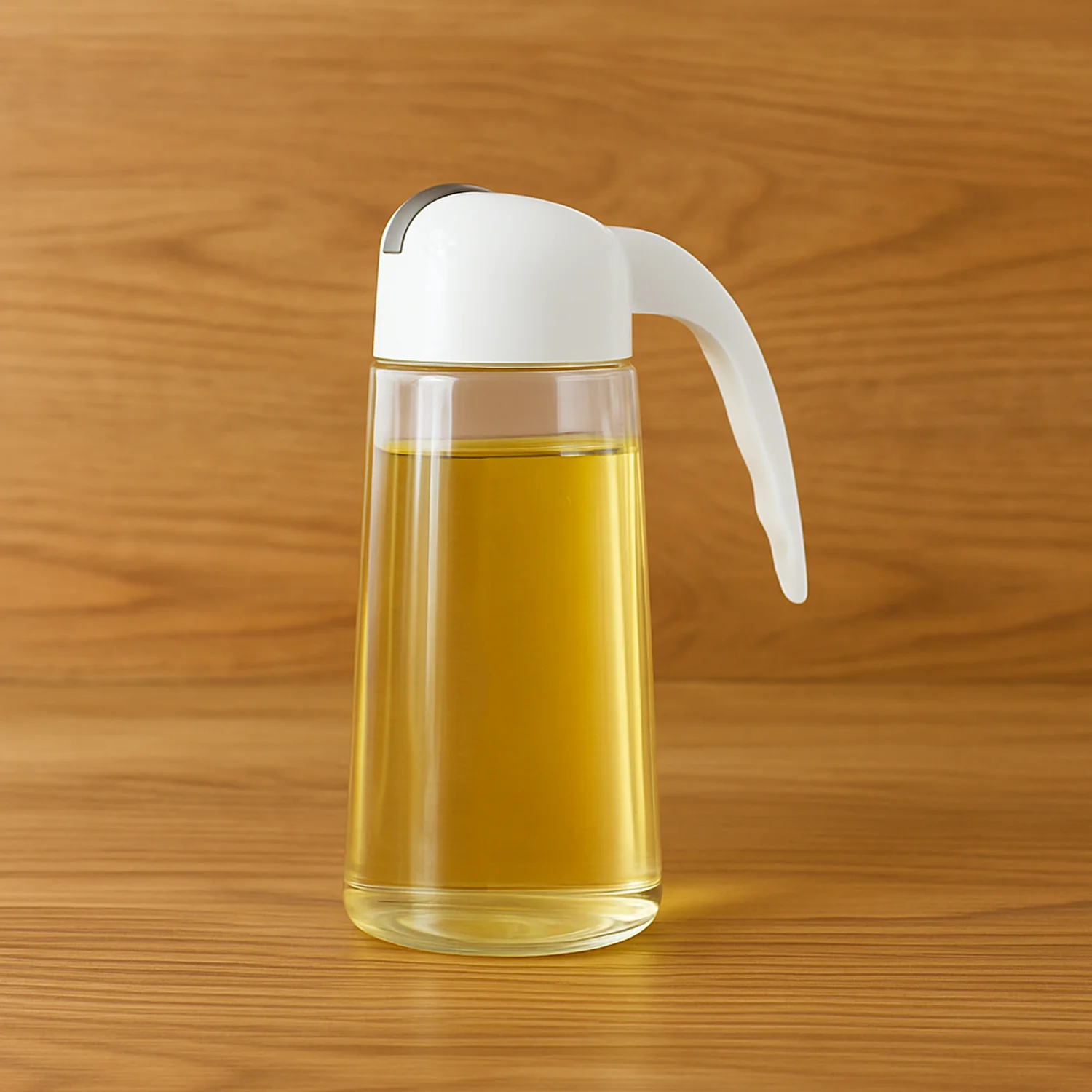 Kitchen Glass Oil Bottle Dispenser Automatic Opening Bottles  630 ML - Image 3
