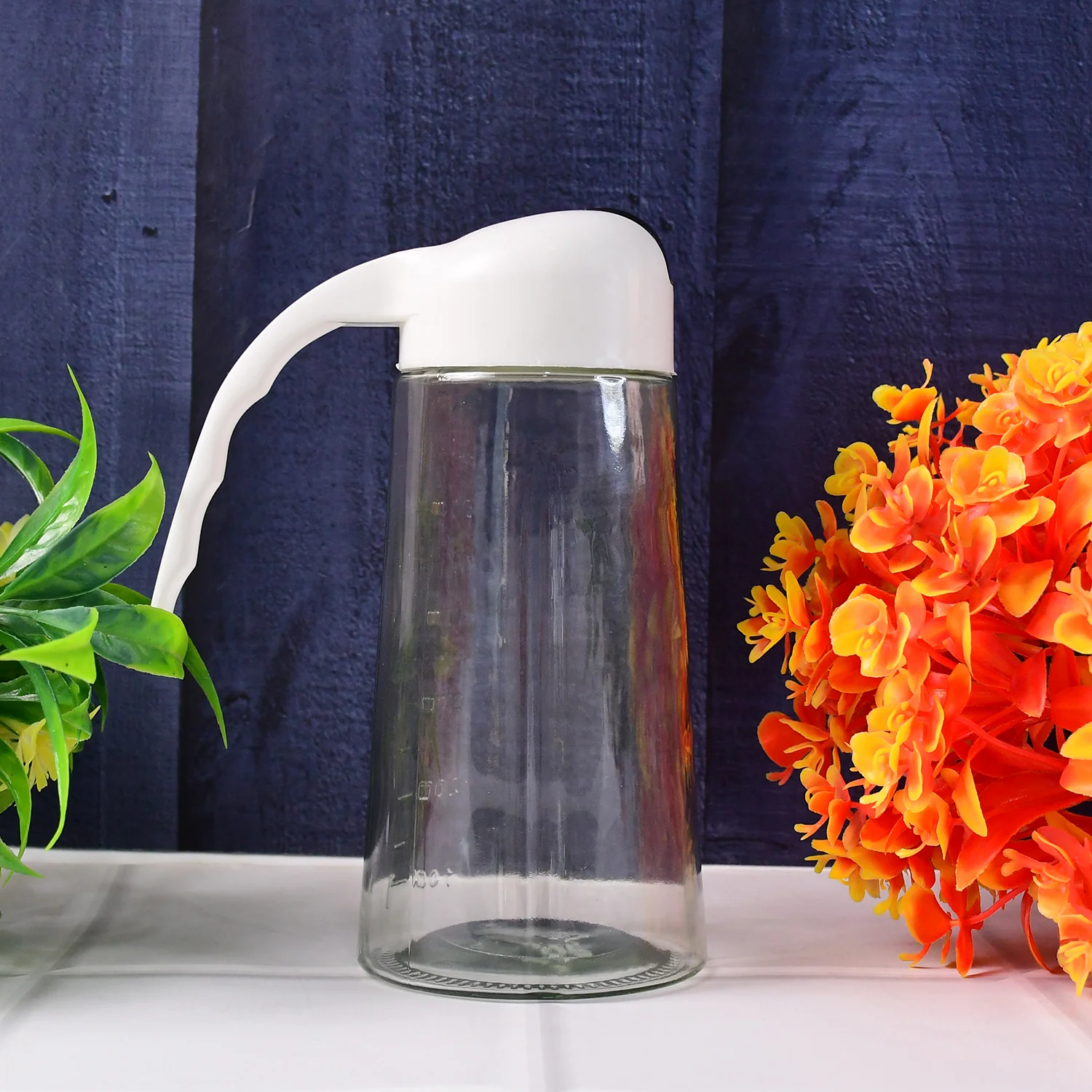 Kitchen Glass Oil Bottle Dispenser Automatic Opening Bottles  630 ML - Image 4
