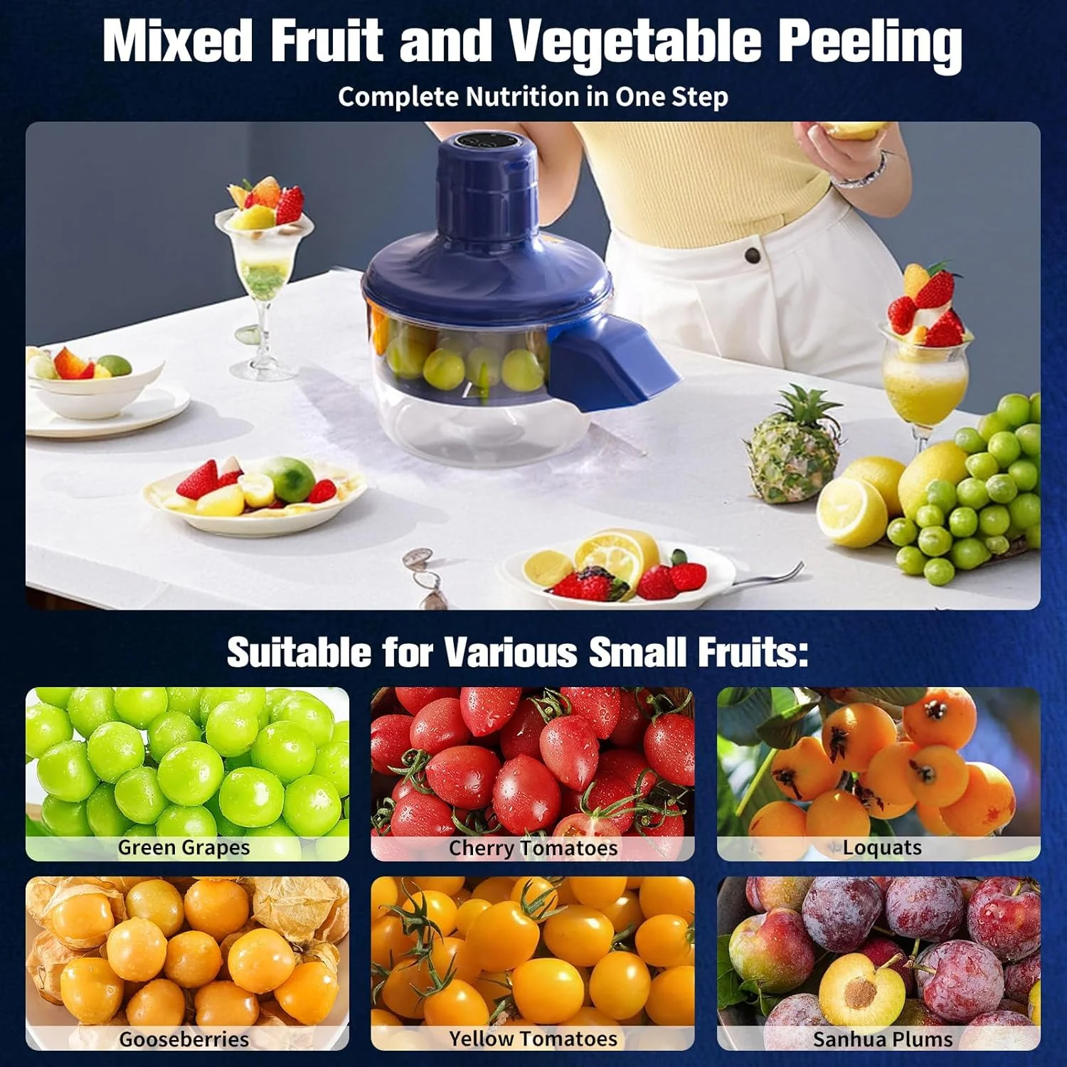 Multi-Purpose Fruit and Vegetable Peeler Set (1 Set) - Image 5