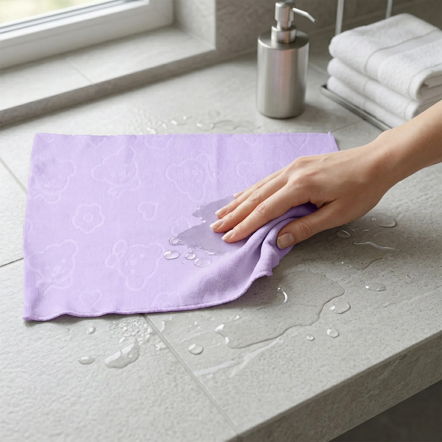 Kitchen Multipurpose Microfiber Cleaning Cloth (1 Pc, 64x32 Cm) - Image 5