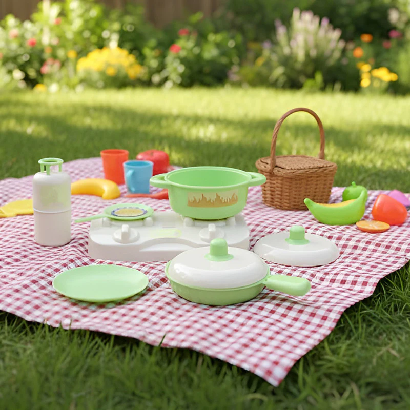 Kitchen Play Set for Kids | Includes Cookware, LPG Gas & Accessories | Fun Educational Toy - Image 3