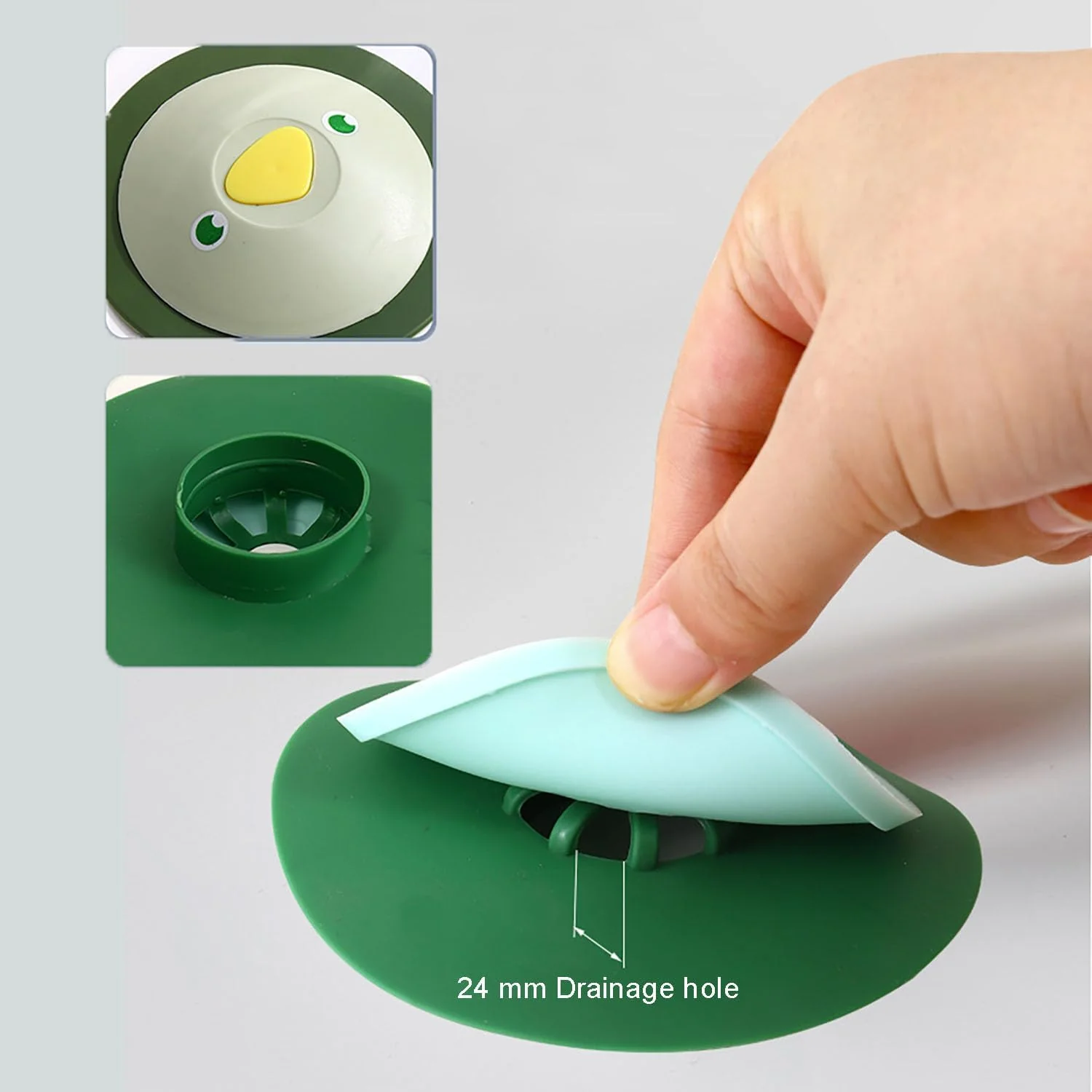 Kitchen Silicone Sink Drain Cover Strainer 1 Pc - Image 3