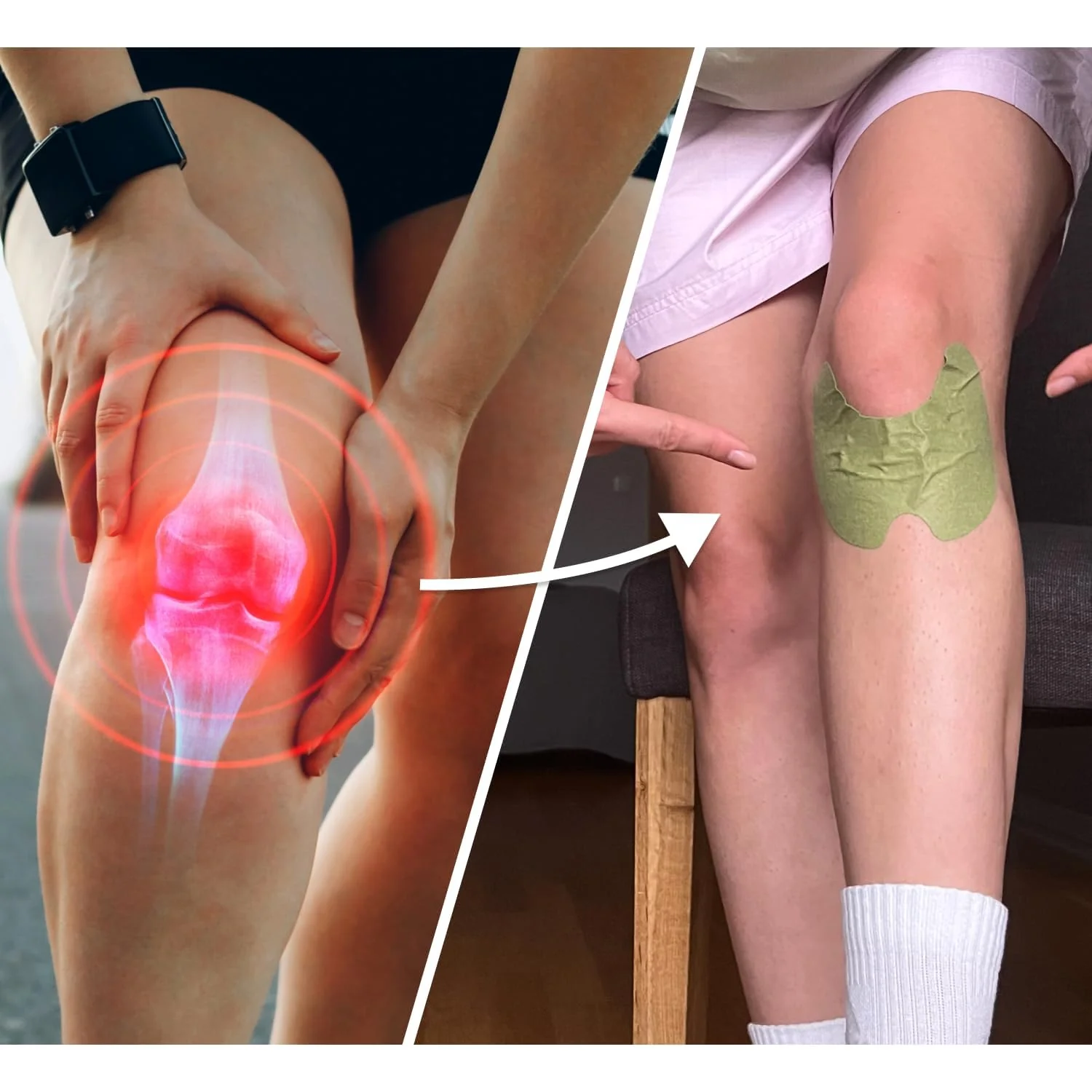 Knee Relief Patch Set – Herbal-Infused Adhesive Patches (10 Pc Set) - Image 10