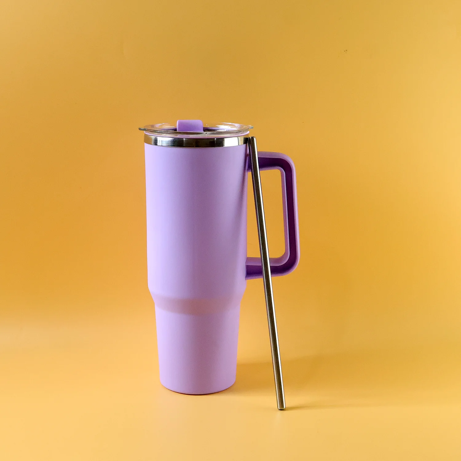 Konvex Large Capacity Insulated Tumbler Mug with Handle and Straw 1200 ML Approx - Image 7