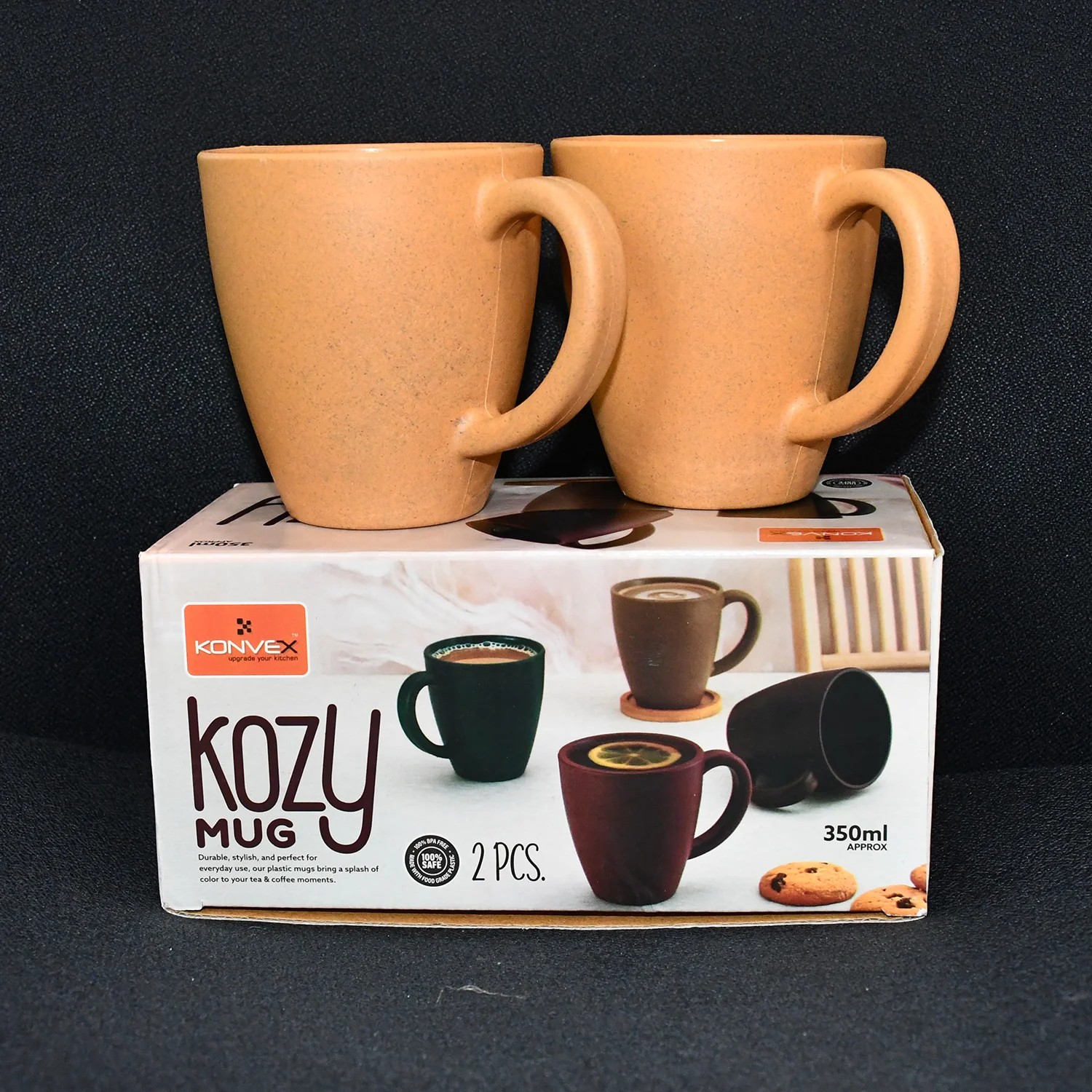 Konvex Premium Coffee and Tea Mugs (2 Pc / 350ML) - Image 9